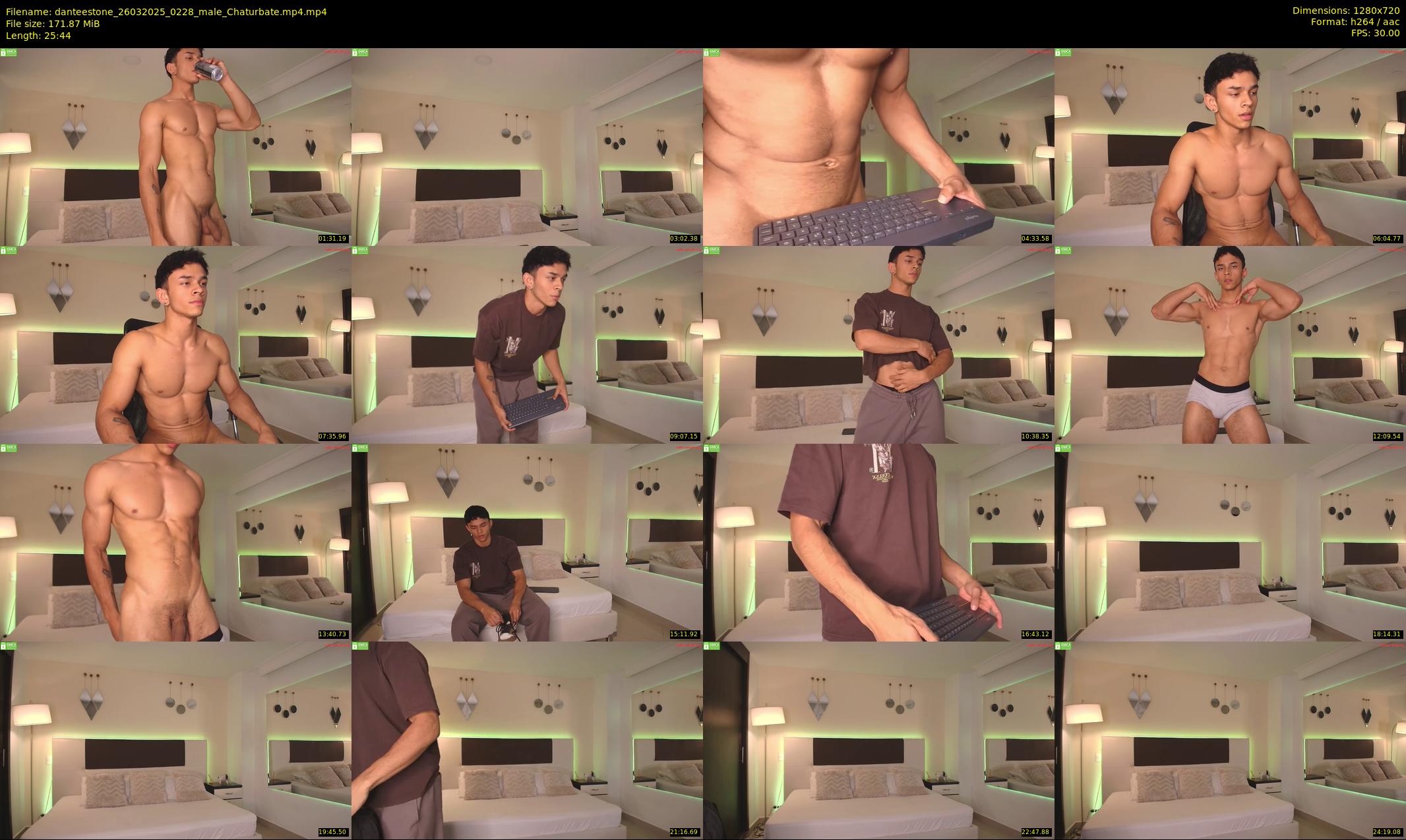 danteestone — 26 minute Chaturbate male cam show recording, 720p, Mar 26, 2025