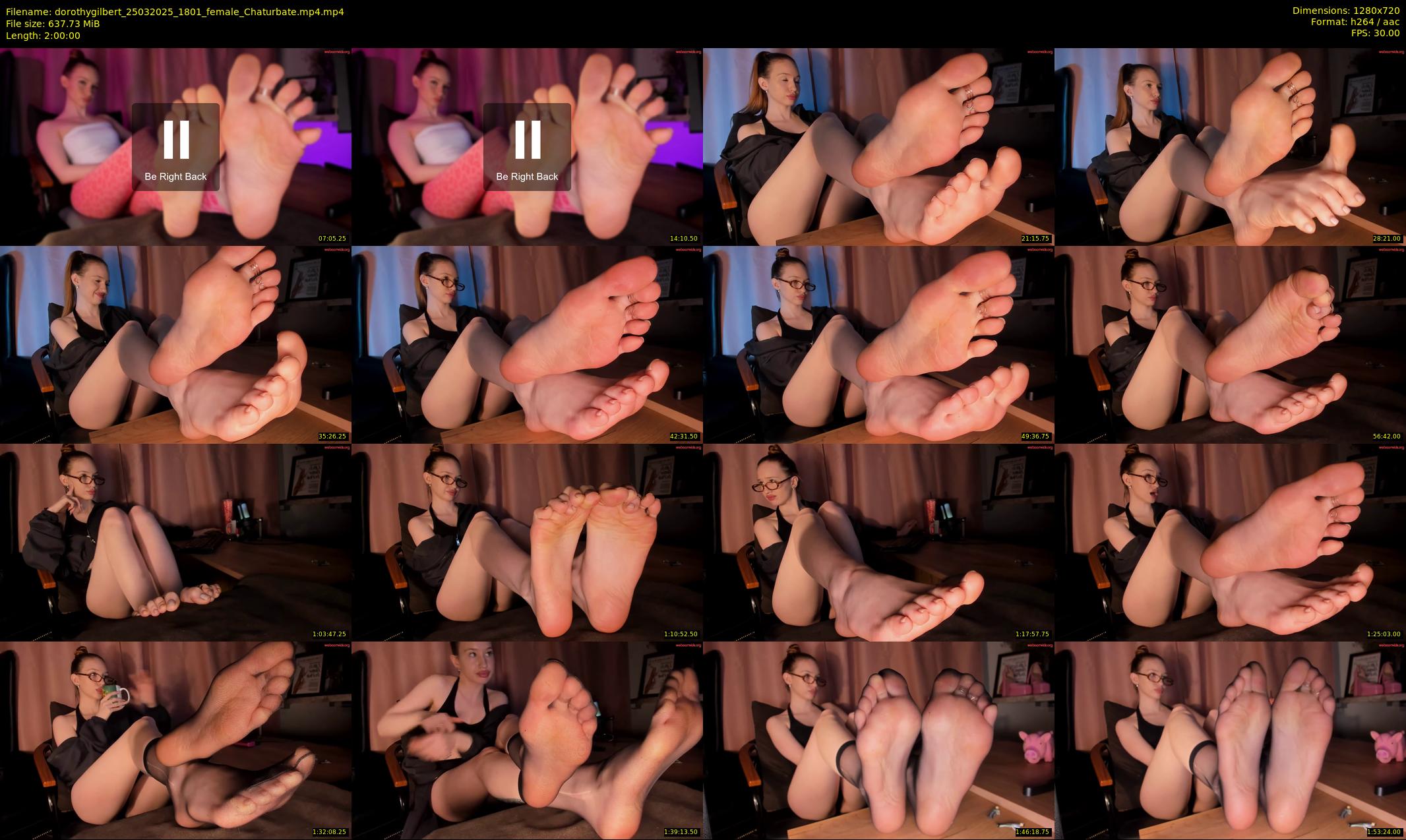 dorothygilbert — 120 minute Chaturbate female cam show recording, 720p, Mar 25, 2025