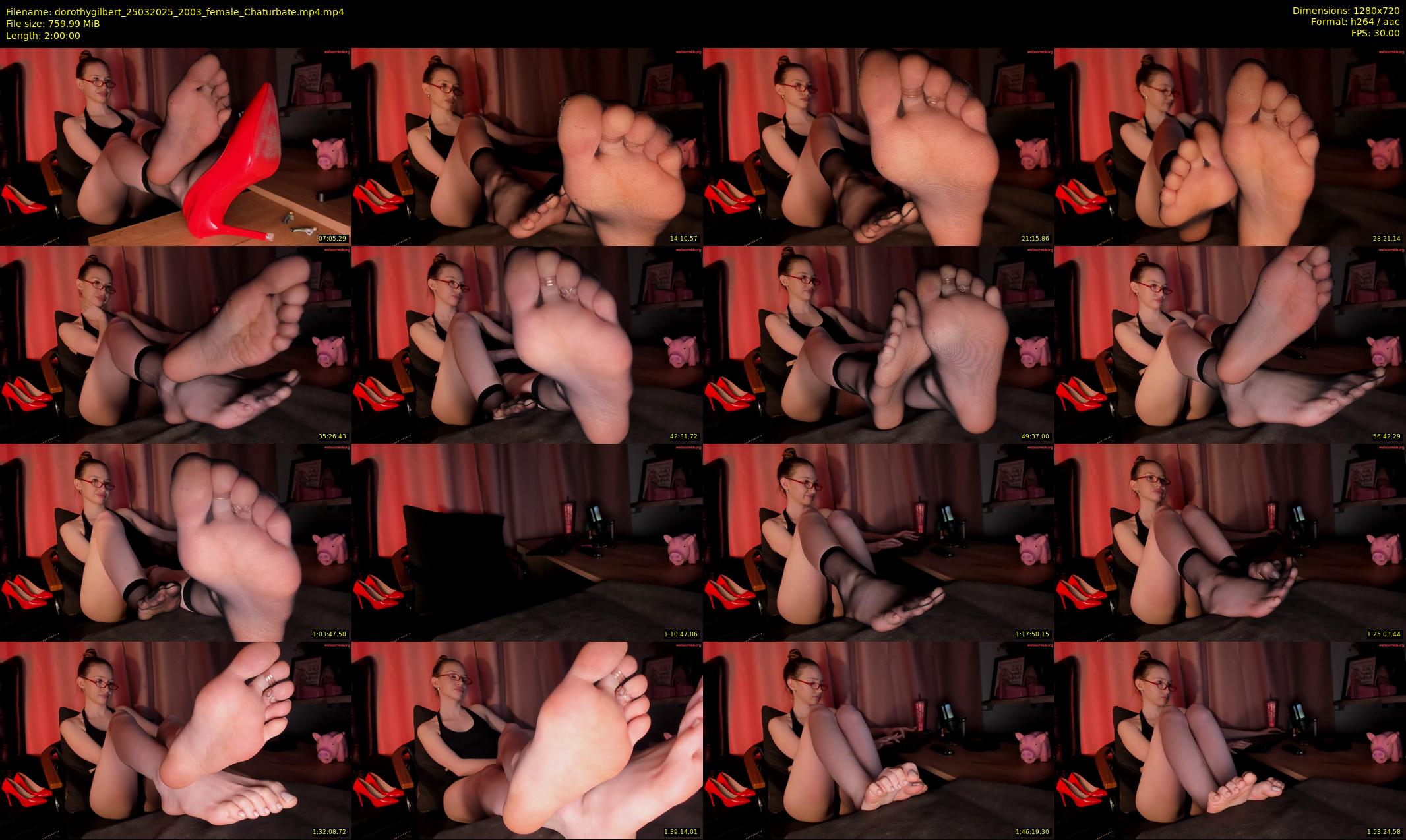 dorothygilbert — 120 minute Chaturbate female cam show recording, 720p, Mar 25, 2025