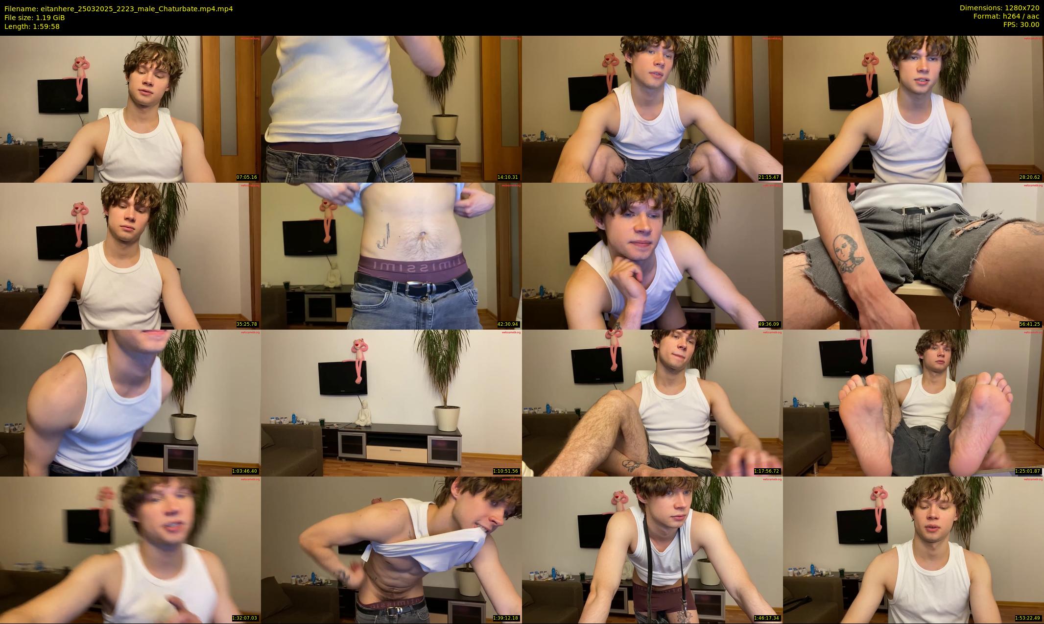 eitanhere — 120 minute Chaturbate male cam show recording, 720p, Mar 25, 2025