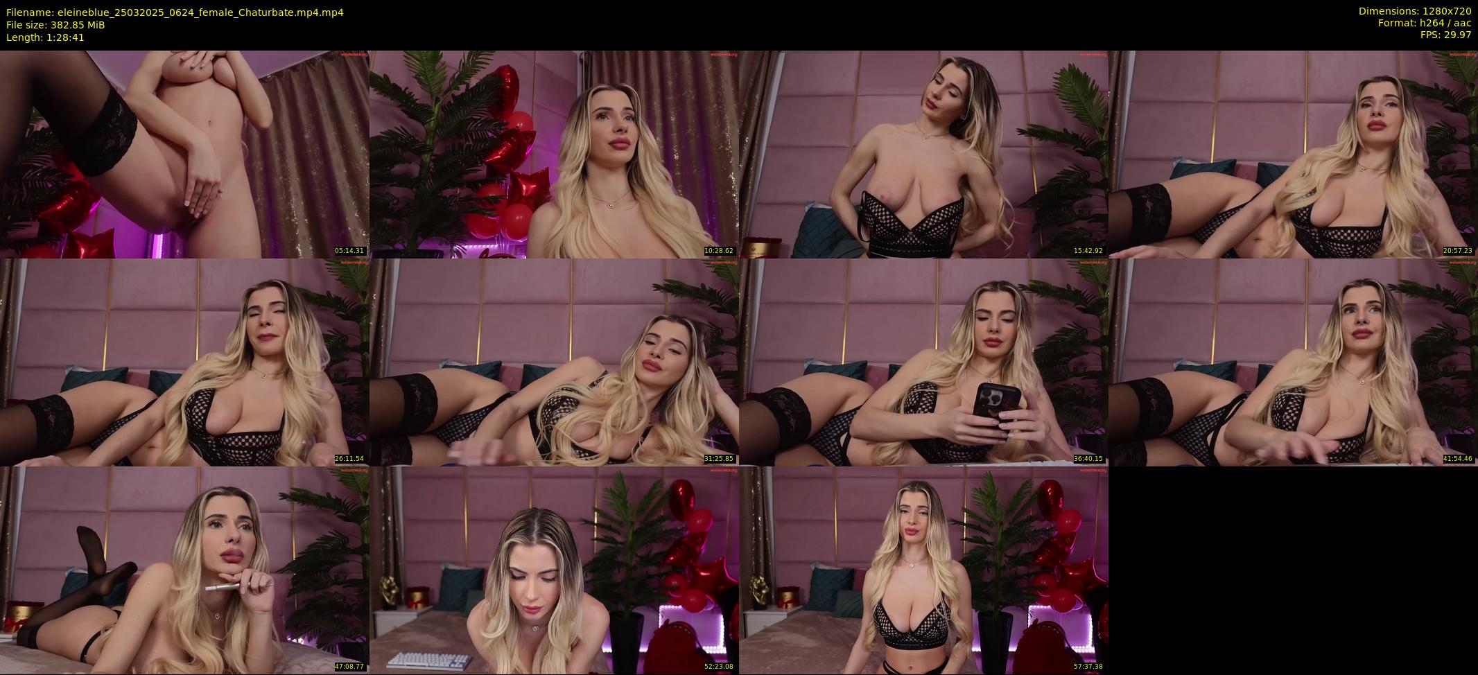eleineblue — 89 minute Chaturbate female cam show recording, 720p, Mar 25, 2025