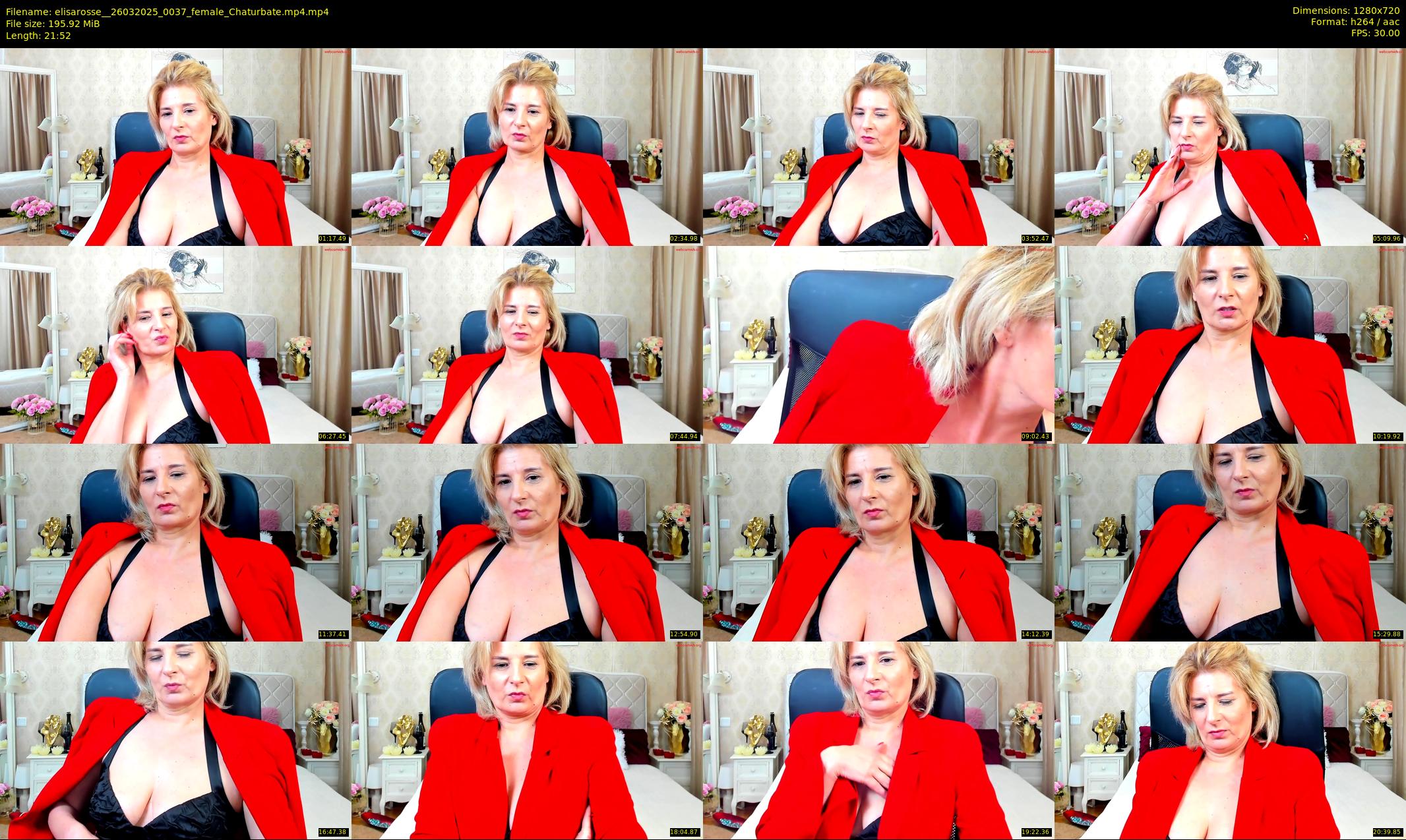 elisarosse_ — 22 minute Chaturbate female cam show recording, 720p, Mar 26, 2025