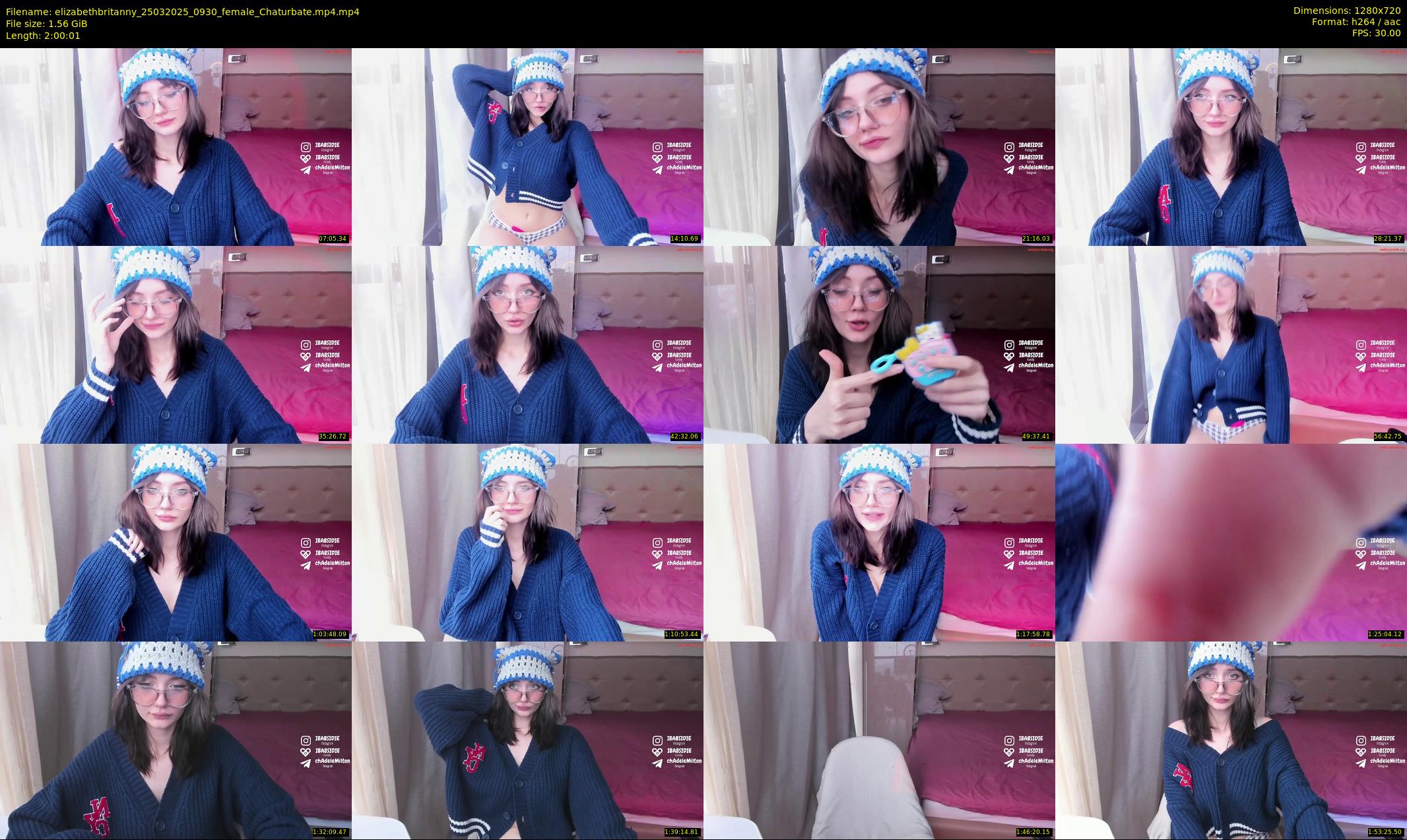 elizabethbritanny — 121 minute Chaturbate female cam show recording, 720p, Mar 25, 2025