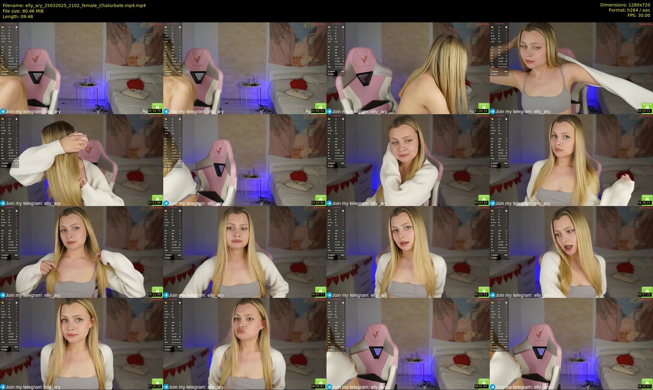 elly_ary — 10 minute Chaturbate female cam show recording, 720p, Mar 25, 2025
