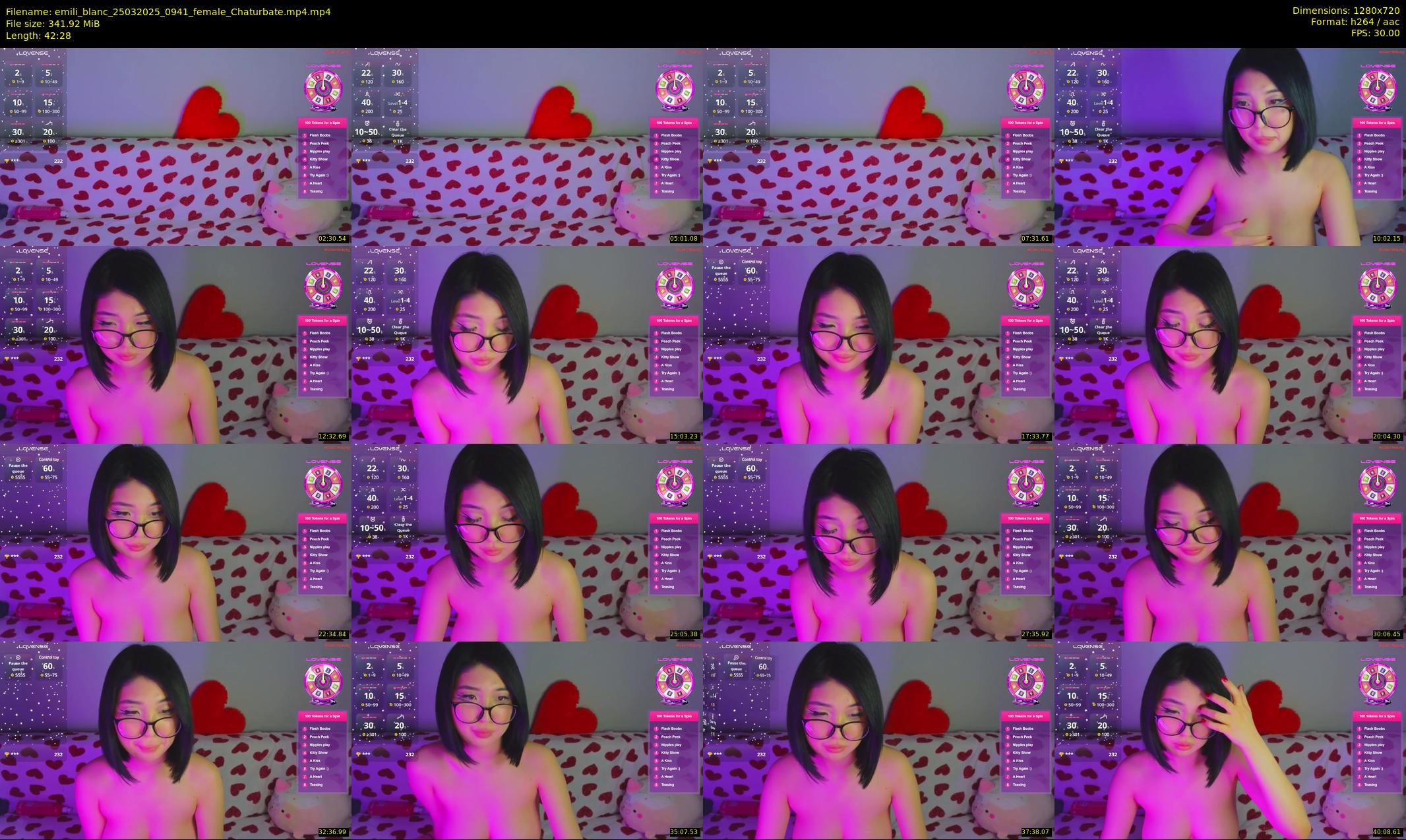 emili_blanc — 43 minute Chaturbate female cam show recording, 720p, Mar 25, 2025