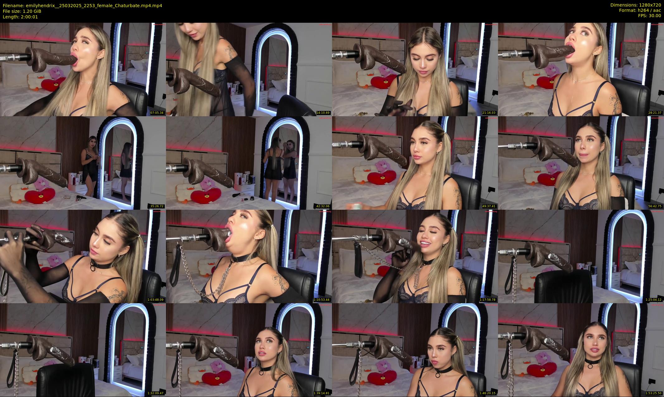 emilyhendrix_ — 121 minute Chaturbate couple cam show recording, 720p, Mar 25, 2025