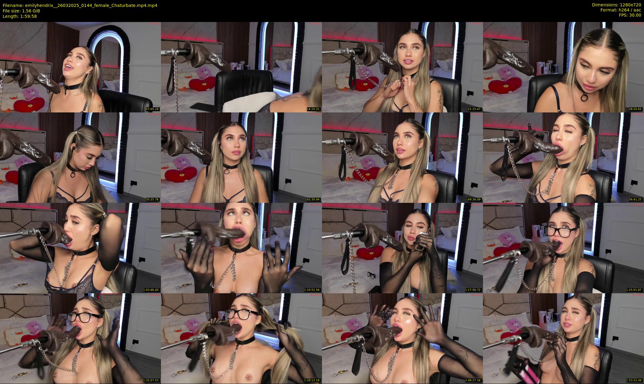 emilyhendrix_ — 120 minute Chaturbate couple cam show recording, 720p, Mar 26, 2025