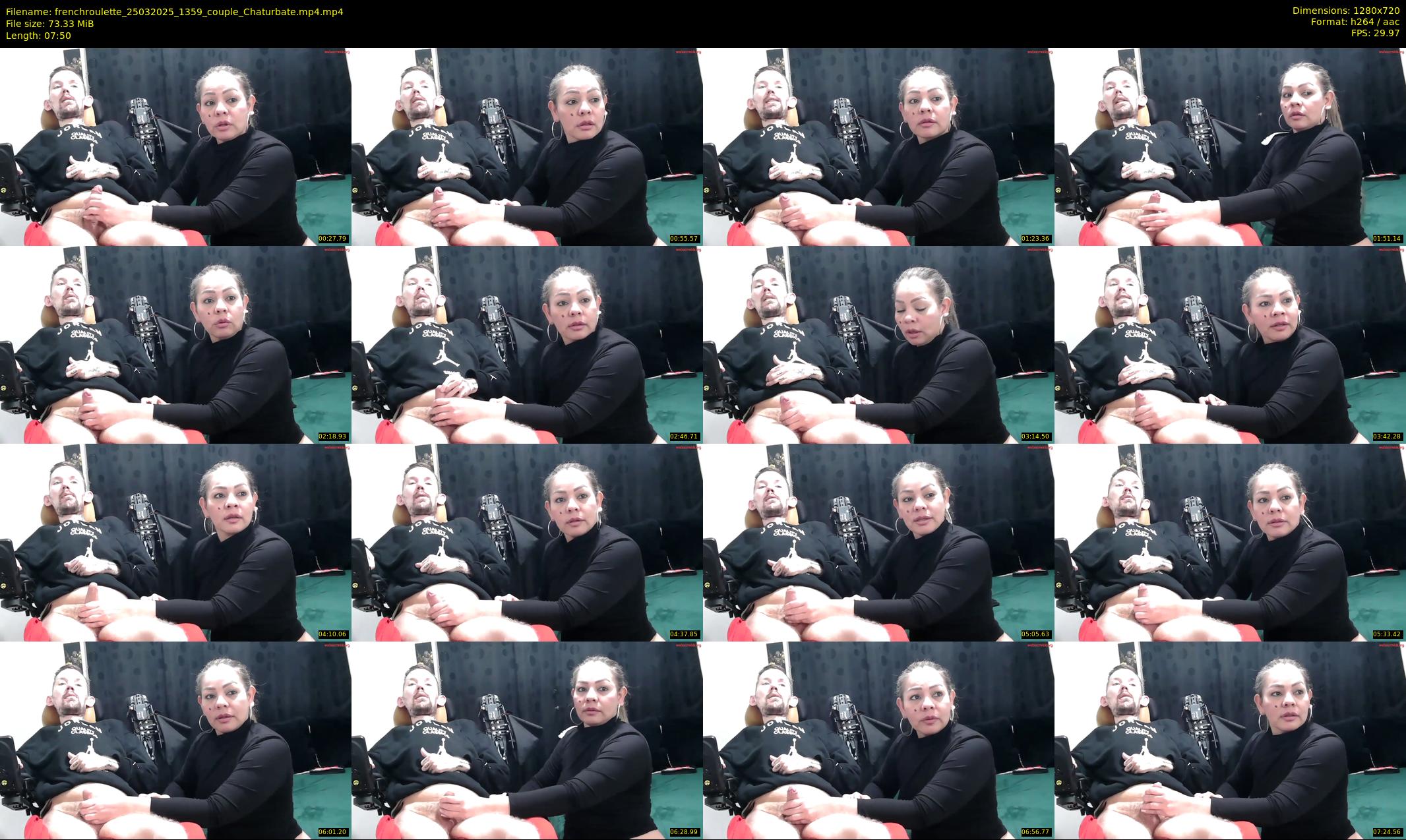 frenchroulette — 8 minute Chaturbate couple cam show recording, 720p, Mar 25, 2025