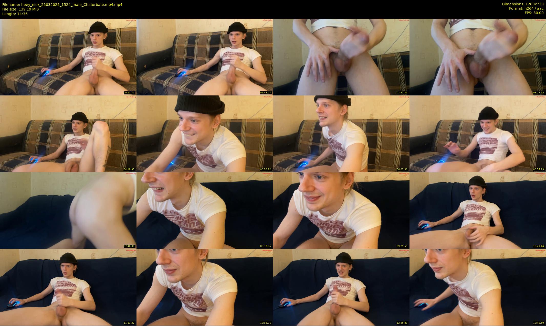 heey_nick — 15 minute Chaturbate male cam show recording, 720p, Mar 25, 2025