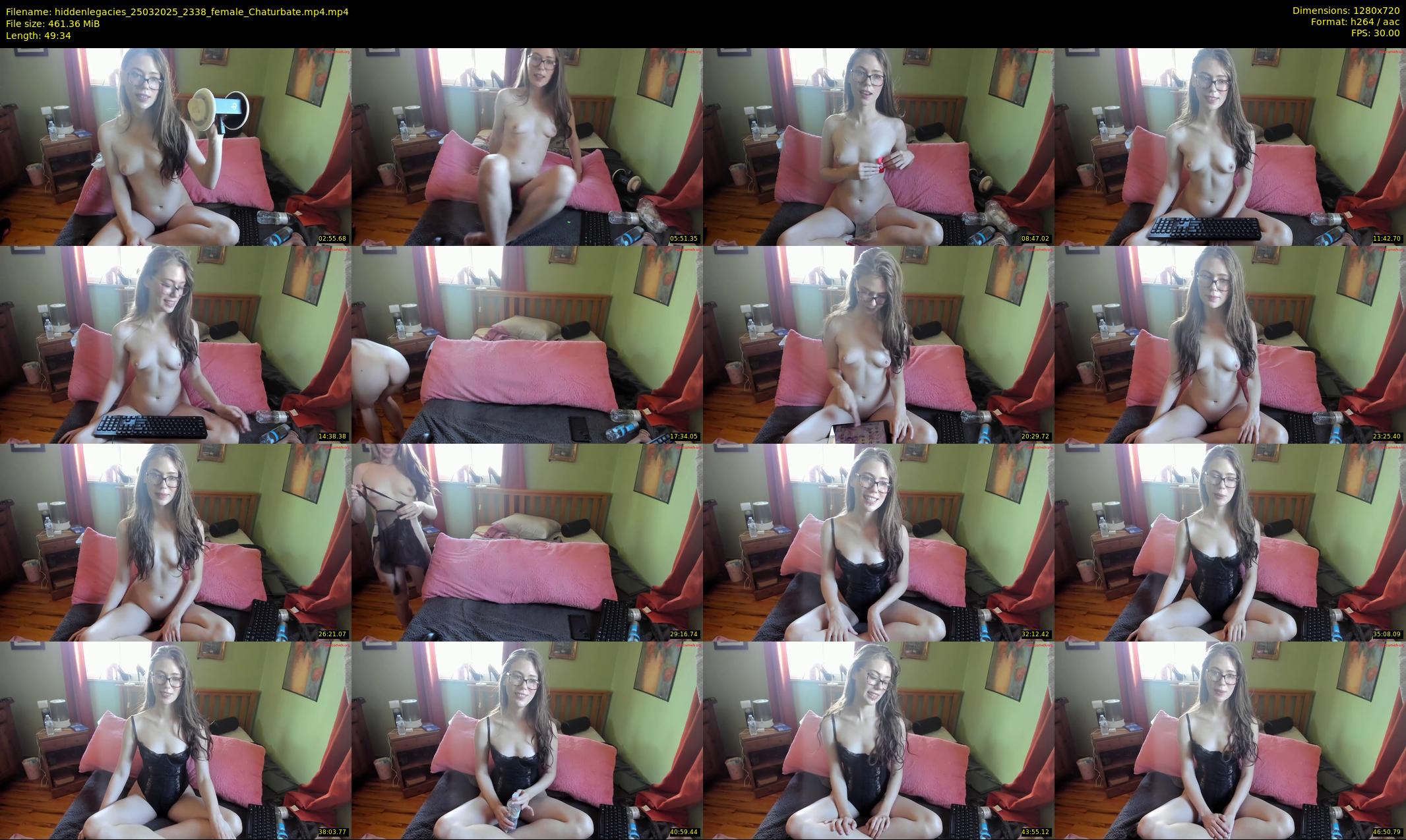 hiddenlegacies — 50 minute Chaturbate female cam show recording, 720p, Mar 25, 2025