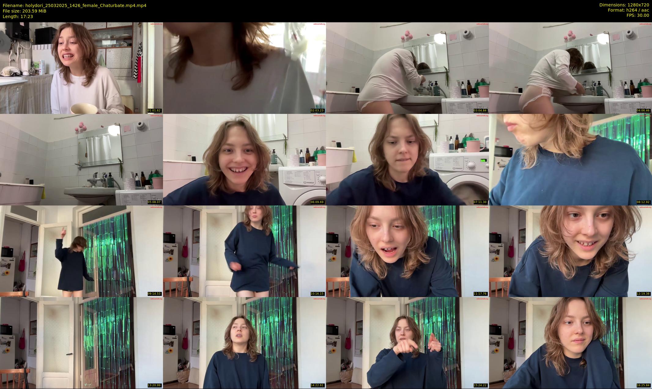 holydori — 18 minute Chaturbate female cam show recording, 720p, Mar 25, 2025