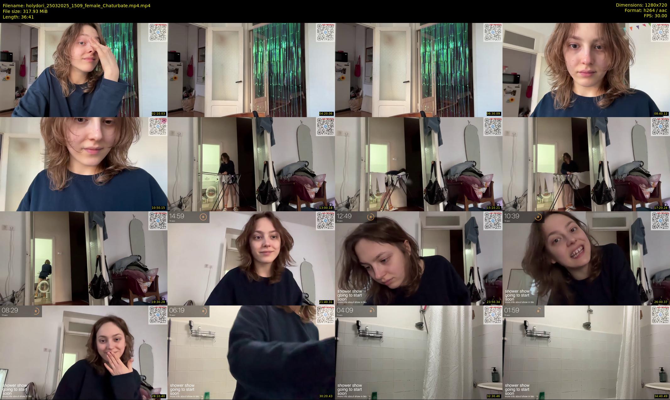 holydori — 37 minute Chaturbate female cam show recording, 720p, Mar 25, 2025