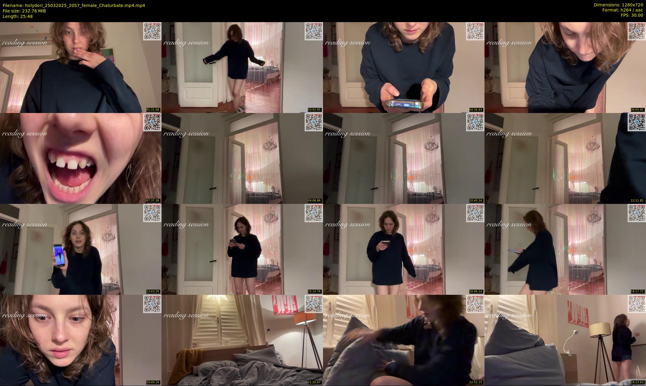 holydori — 26 minute Chaturbate female cam show recording, 720p, Mar 25, 2025