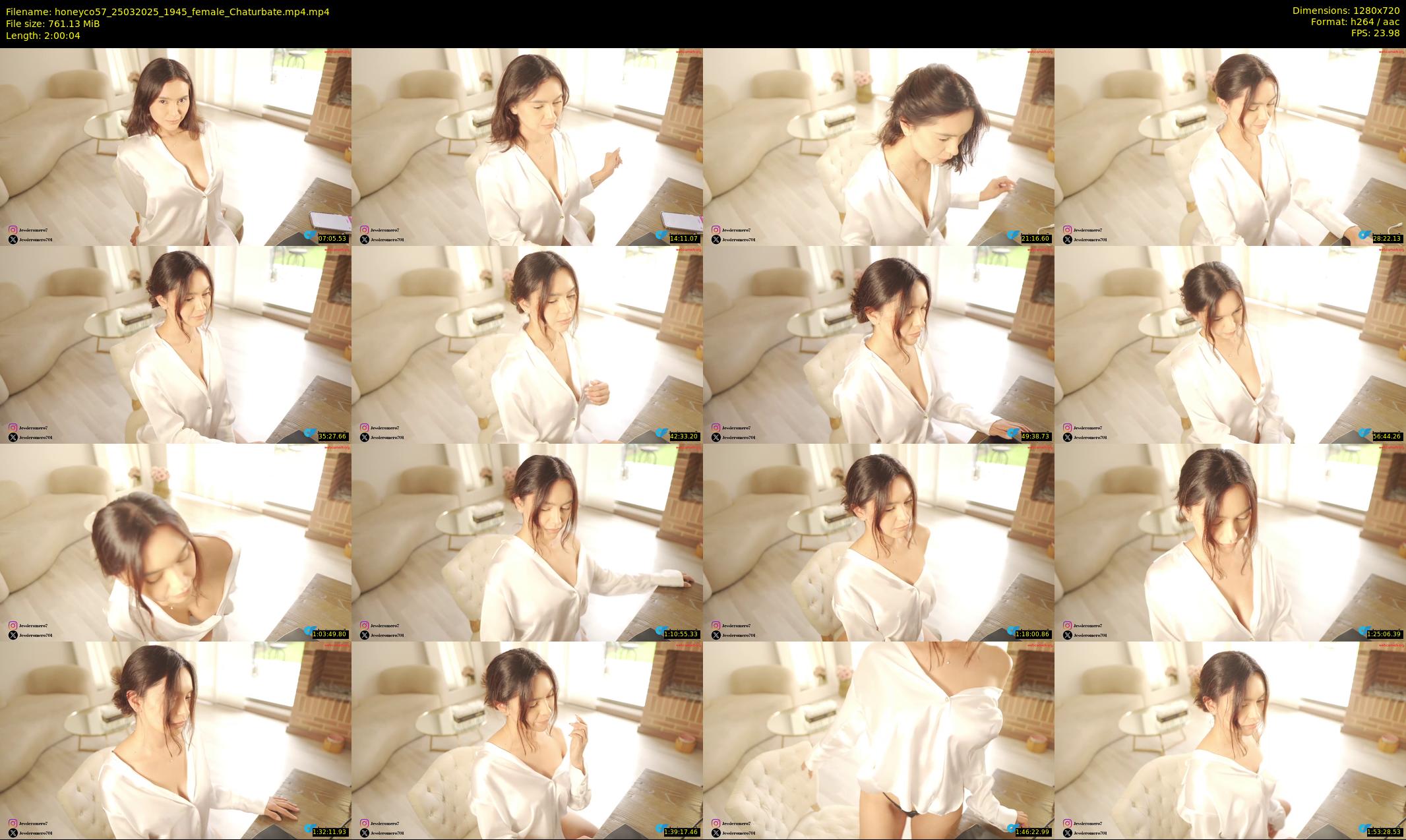 honeyco57 — 121 minute Chaturbate female cam show recording, 720p, Mar 25, 2025