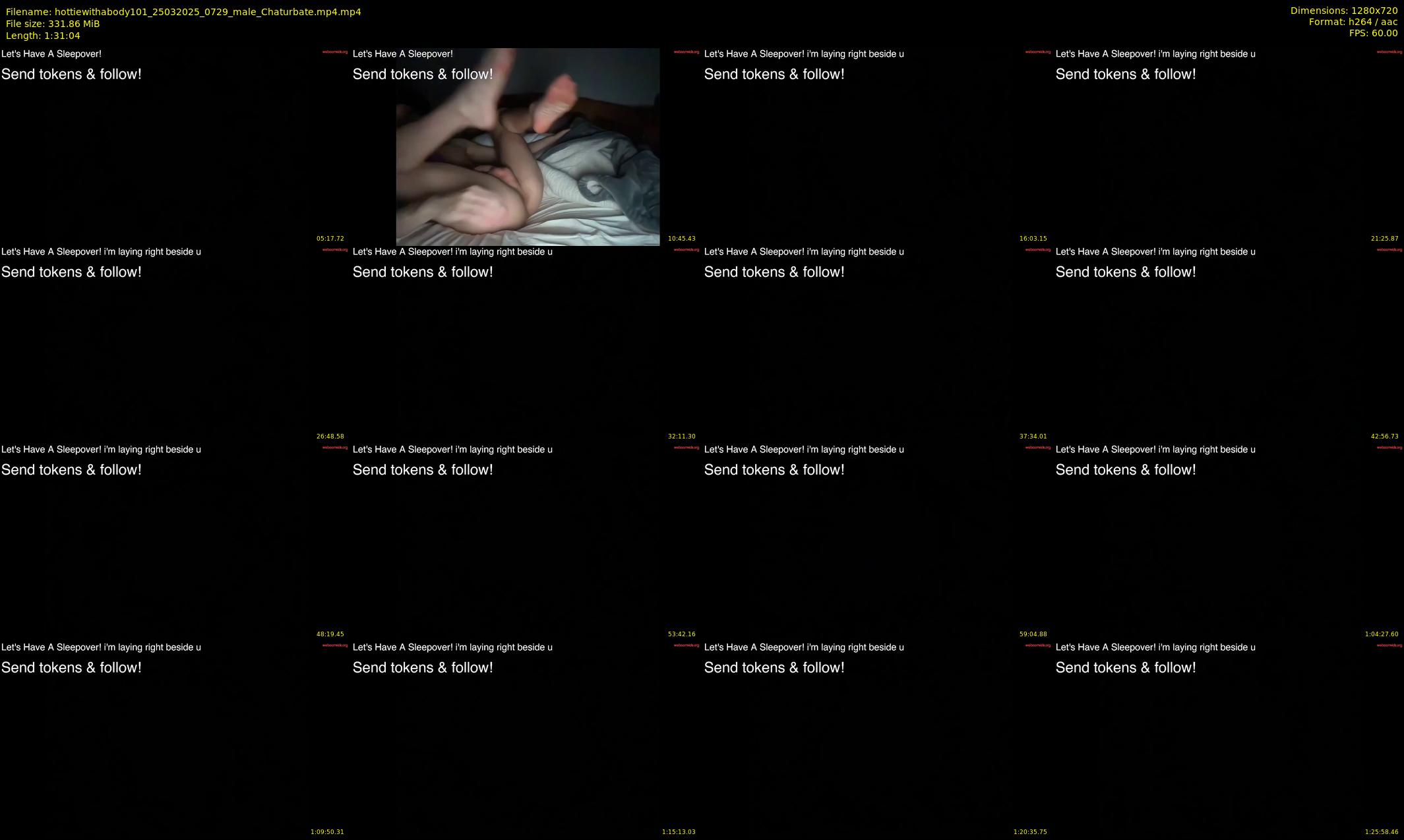 hottiewithabody101 — 92 minute Chaturbate male cam show recording, 720p, Mar 25, 2025
