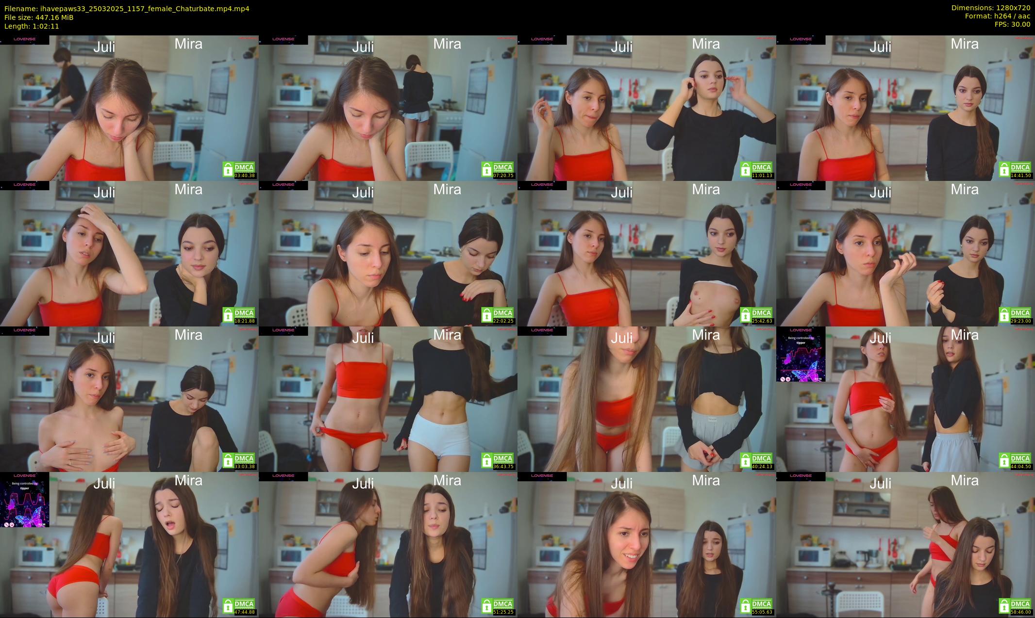 ihavepaws33 — 63 minute Chaturbate couple cam show recording, 720p, Mar 25, 2025