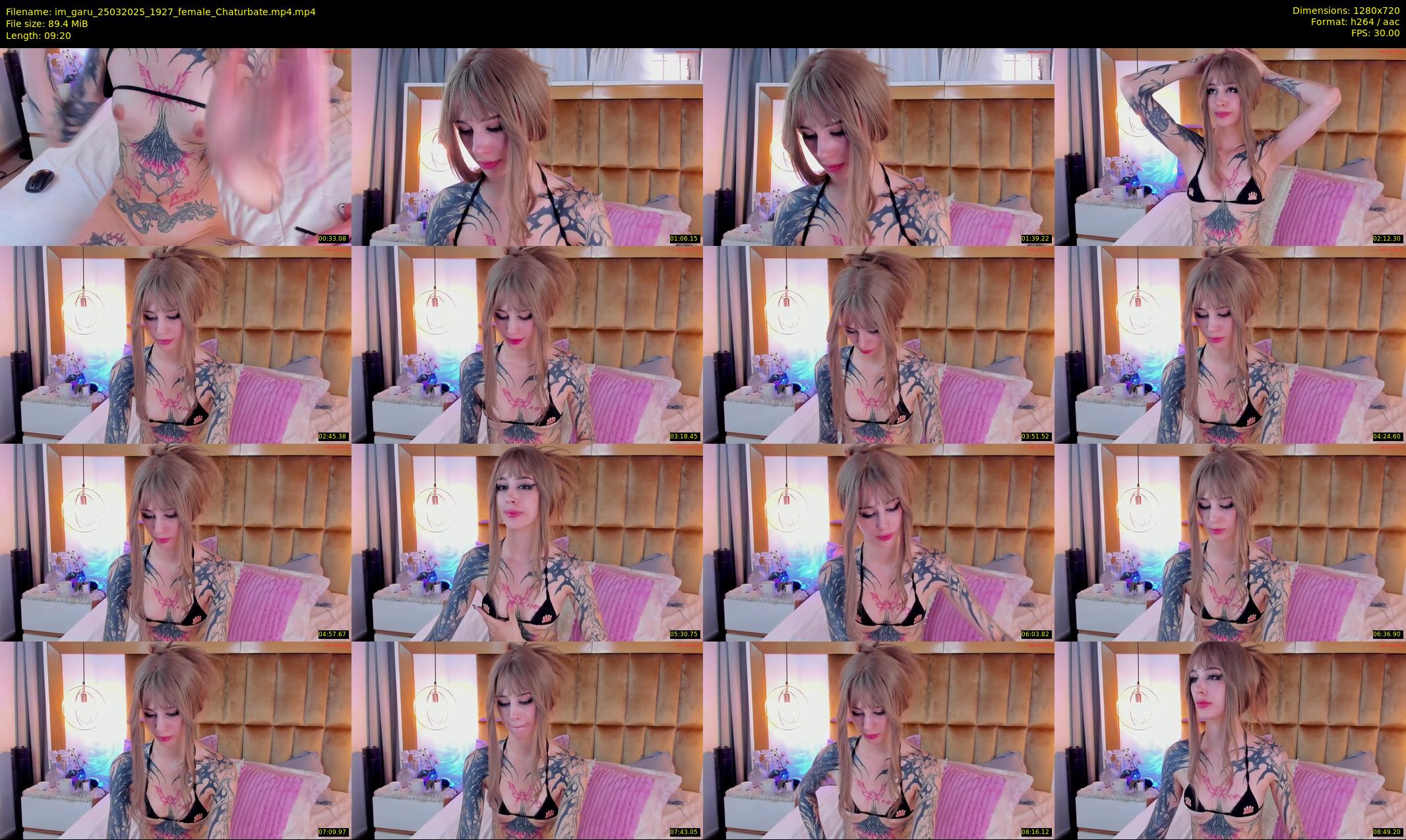im_garu — 10 minute Chaturbate female cam show recording, 720p, Mar 25, 2025
