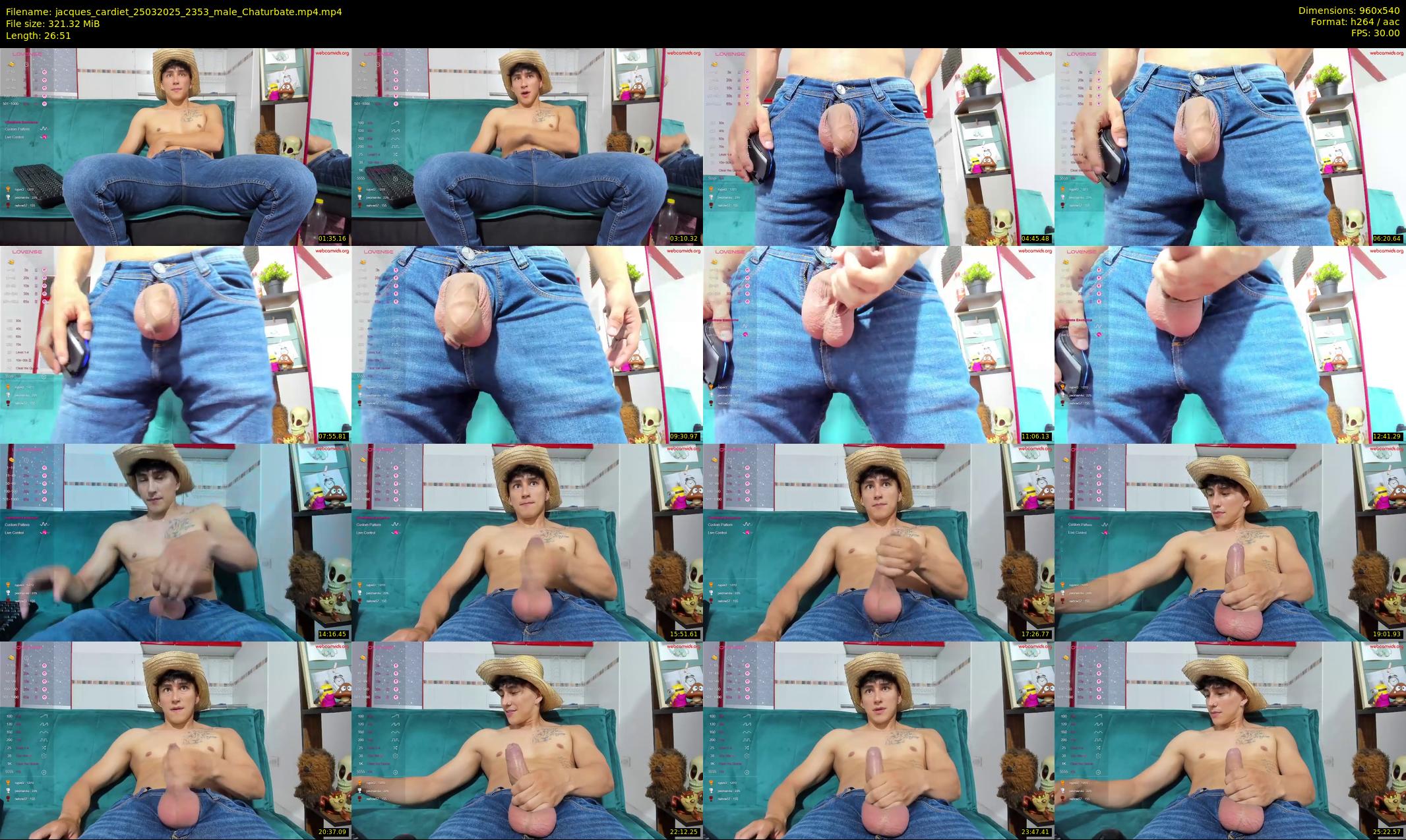 jacques_cardiet — 27 minute Chaturbate male cam show recording, 480p, Mar 25, 2025
