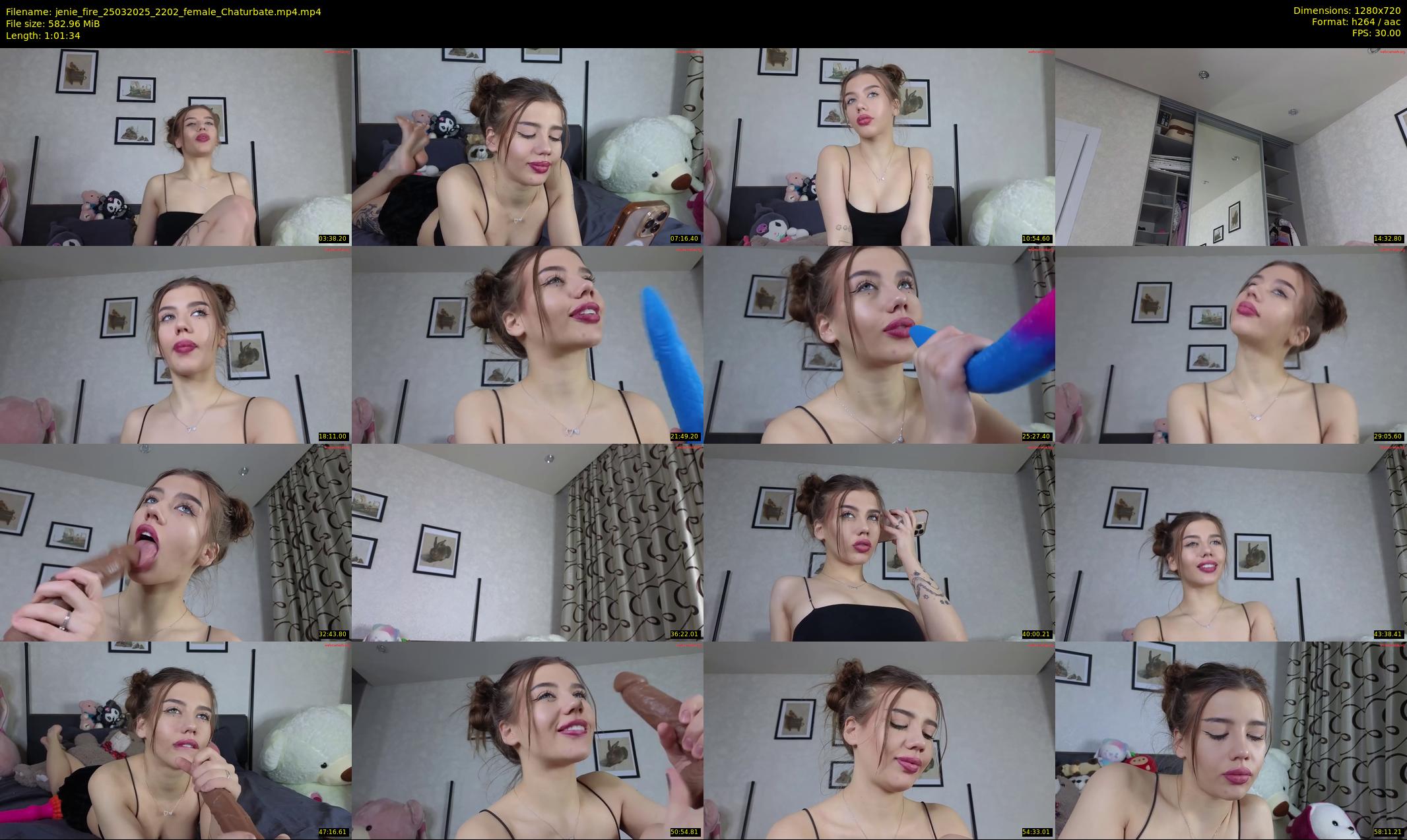 jenie_fire — 62 minute Chaturbate female cam show recording, 720p, Mar 25, 2025