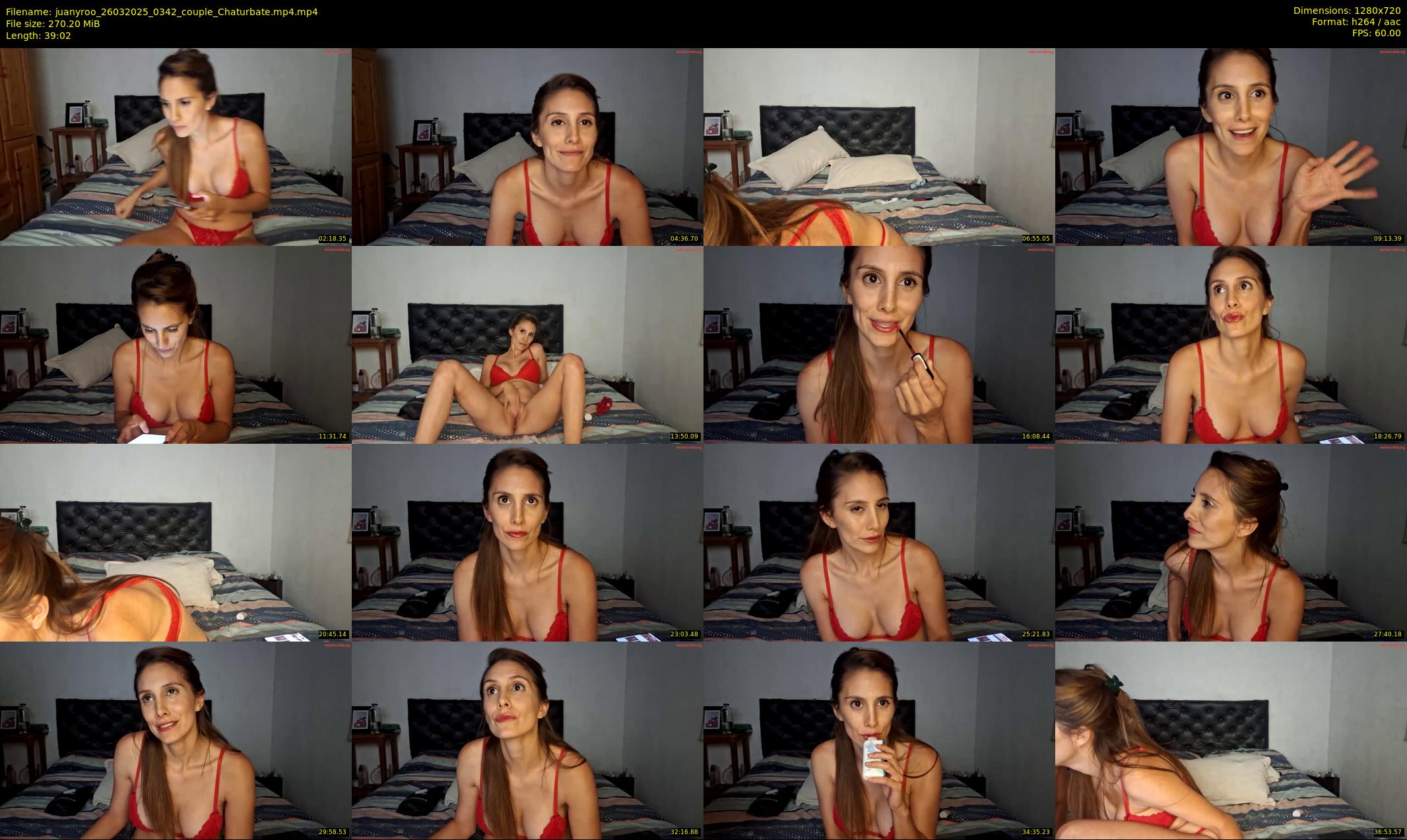 juanyroo — 40 minute Chaturbate couple cam show recording, 720p, Mar 26, 2025
