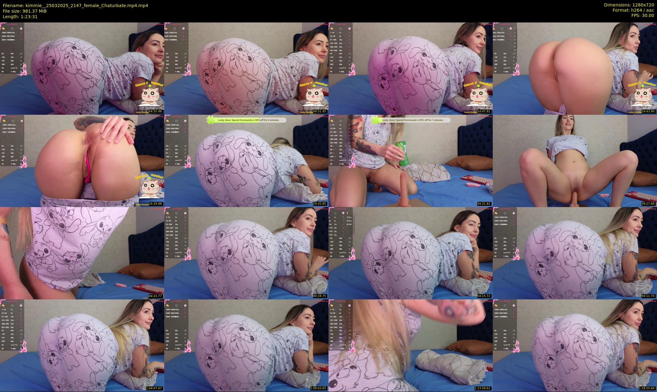 kimmie_ — 84 minute Chaturbate female cam show recording, 720p, Mar 25, 2025