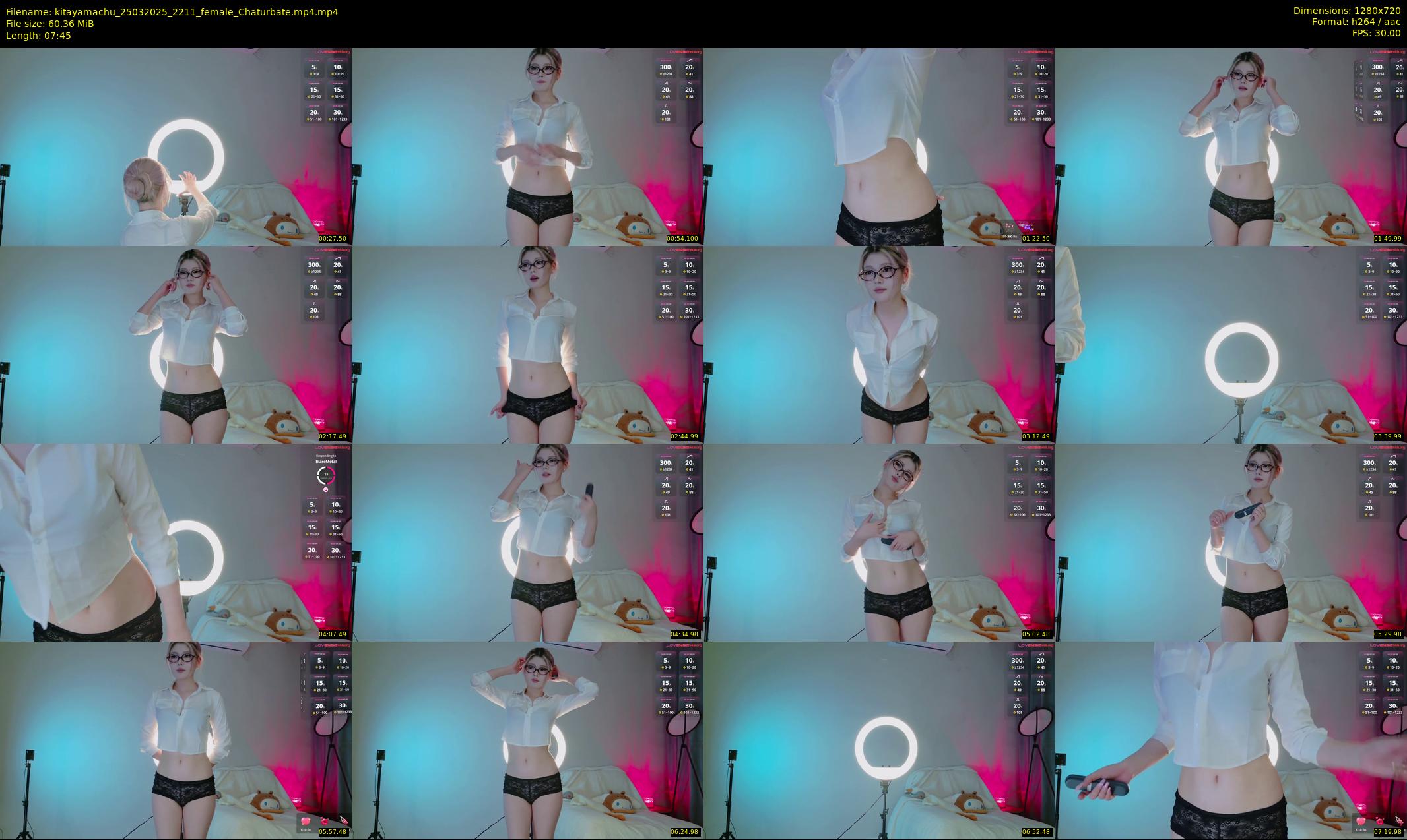kitayamachu — 8 minute Chaturbate female cam show recording, 720p, Mar 25, 2025