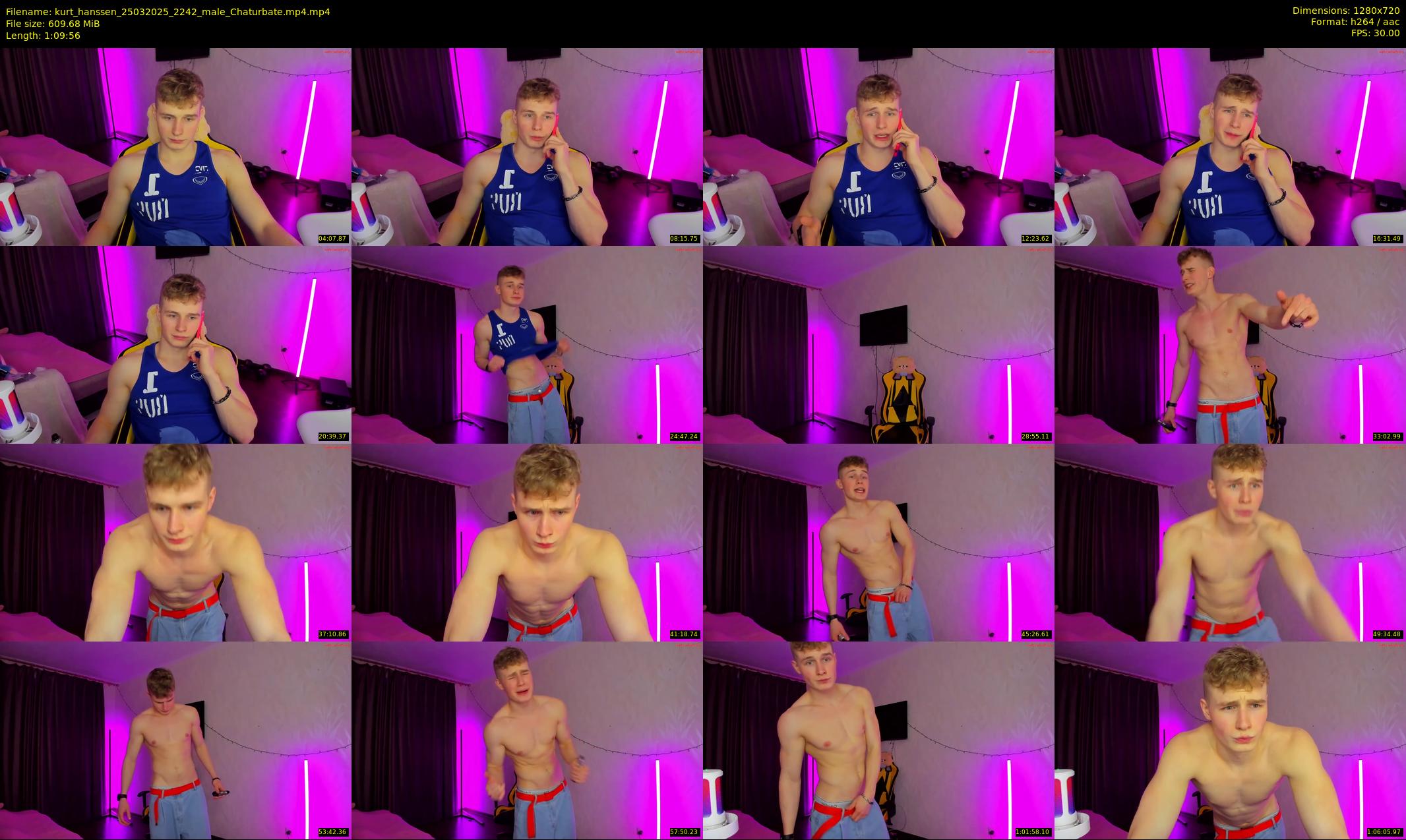 kurt_hanssen — 70 minute Chaturbate male cam show recording, 720p, Mar 25, 2025