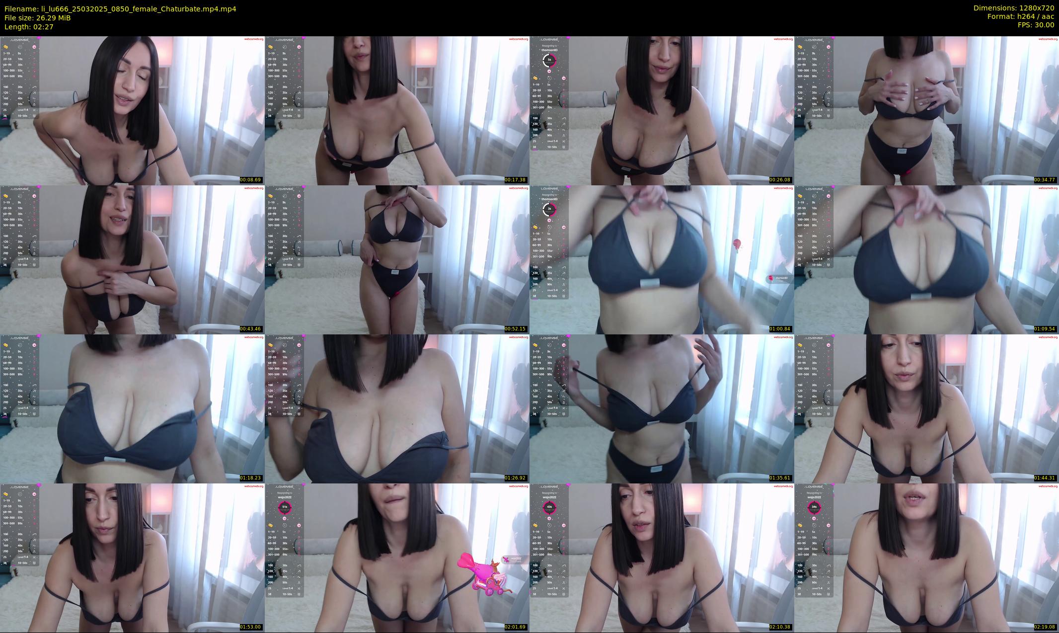 li_lu666 — 3 minute Chaturbate female cam show recording, 720p, Mar 25, 2025