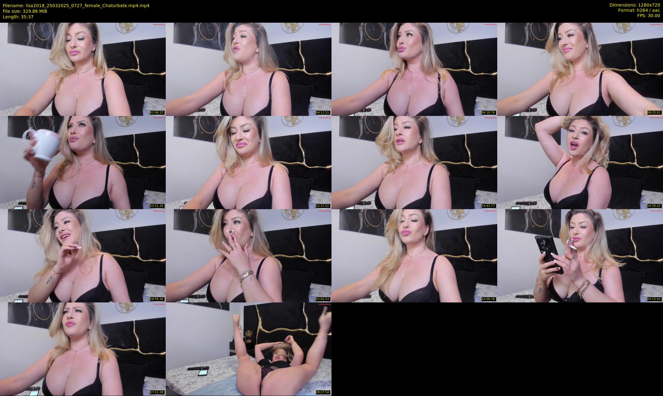 lisa2018 — 36 minute Chaturbate female cam show recording, 720p, Mar 25, 2025