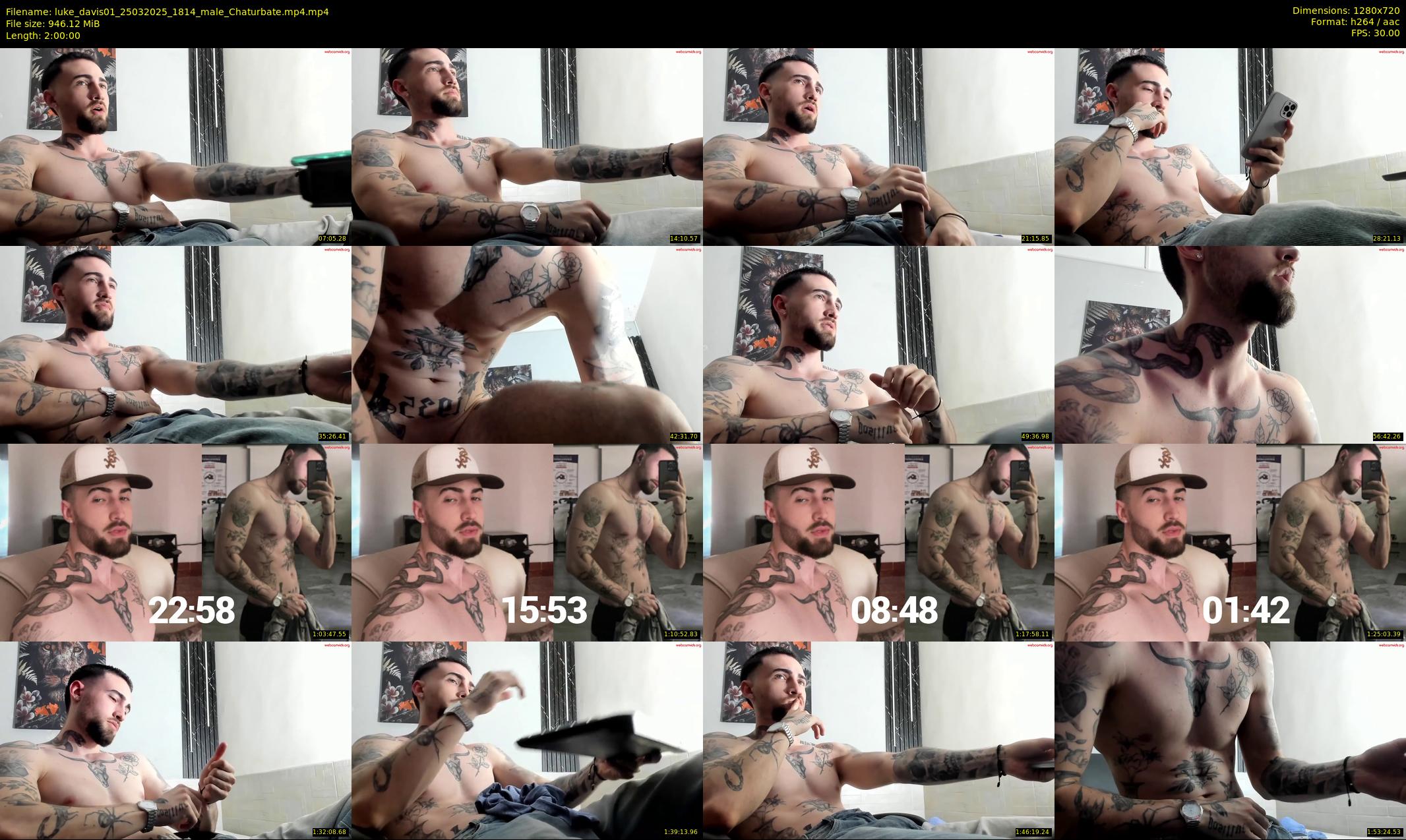 luke_davis01 — 120 minute Chaturbate male cam show recording, 720p, Mar 25, 2025