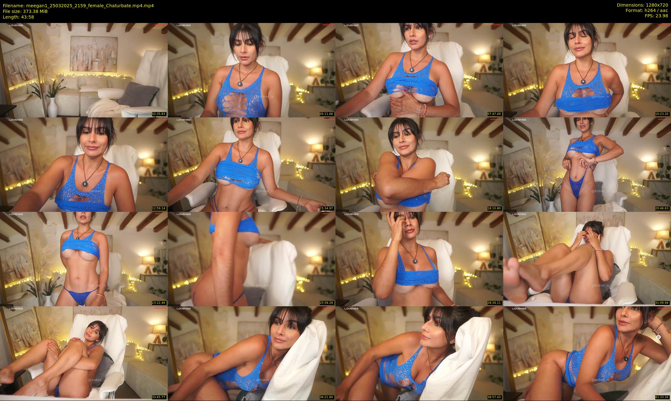 meegan1 — 44 minute Chaturbate female cam show recording, 720p, Mar 25, 2025
