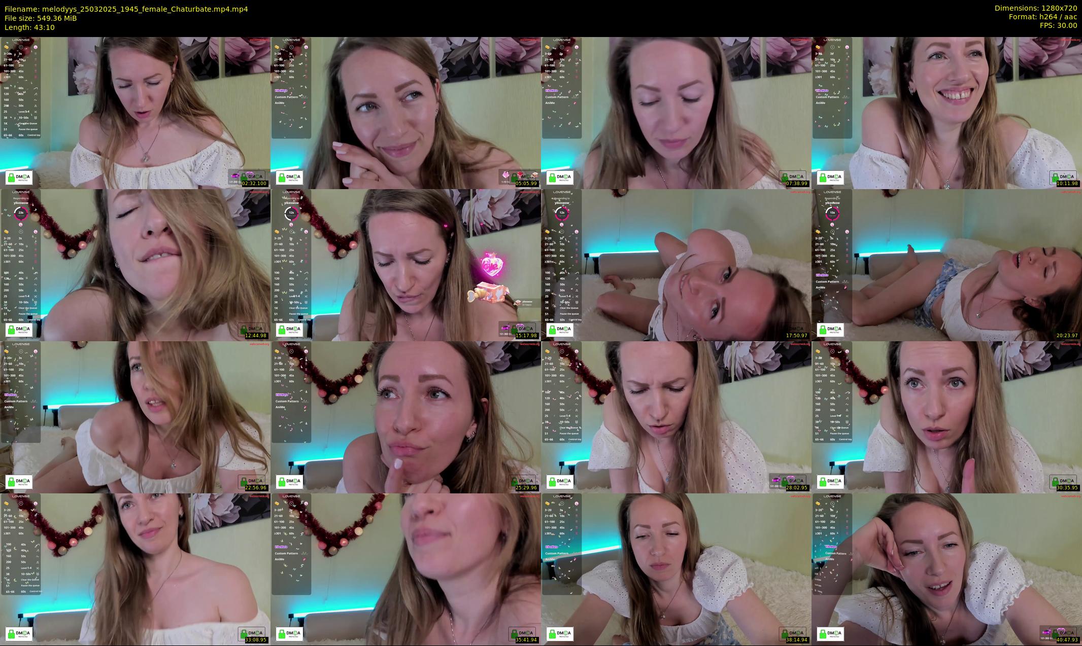 melodyys — 44 minute Chaturbate female cam show recording, 720p, Mar 25, 2025