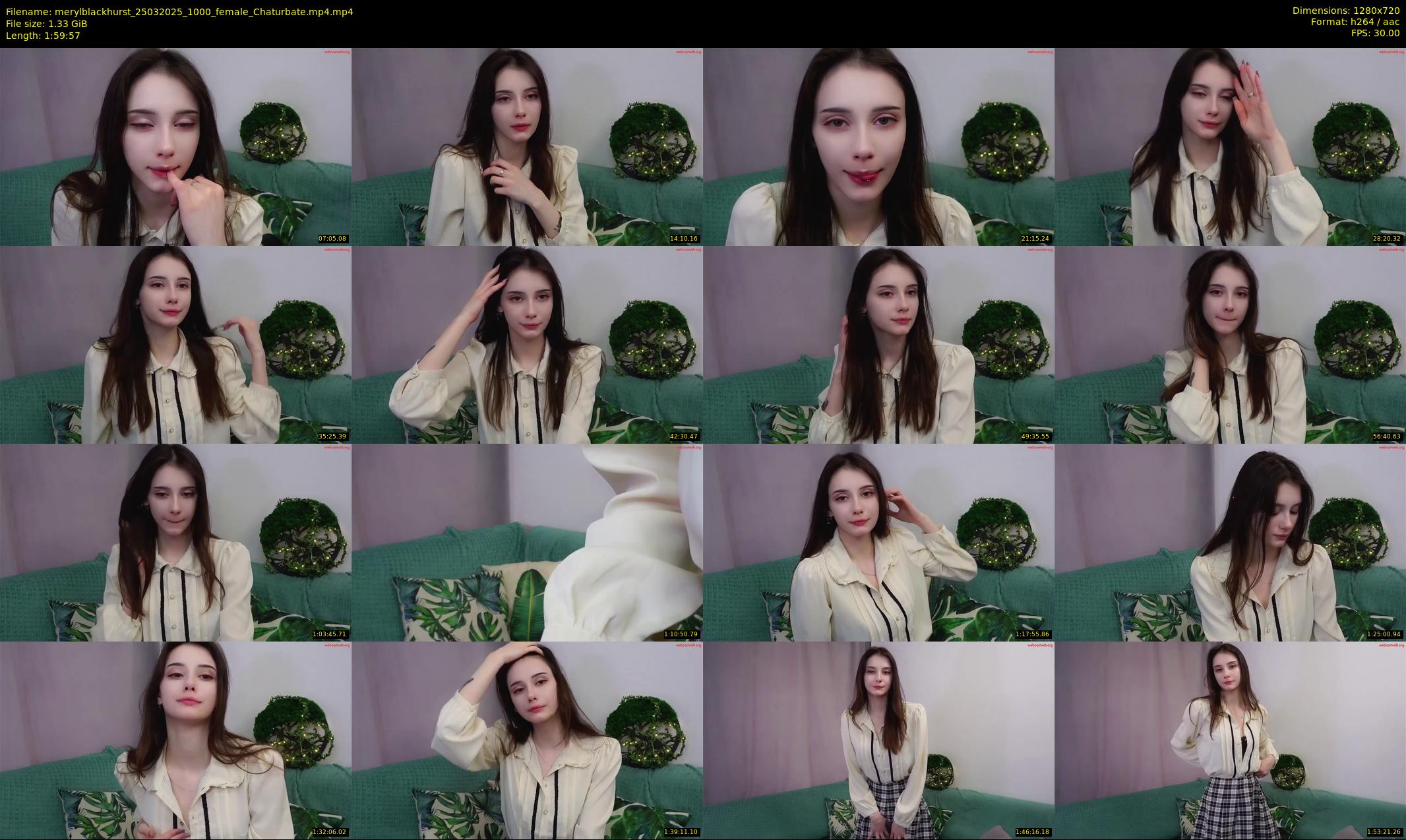 merylblackhurst — 120 minute Chaturbate female cam show recording, 720p, Mar 25, 2025