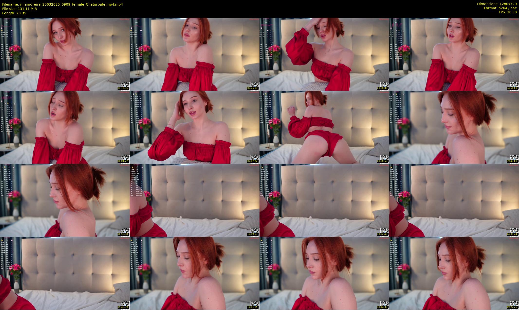 miamoreira — 21 minute Chaturbate female cam show recording, 720p, Mar 25, 2025
