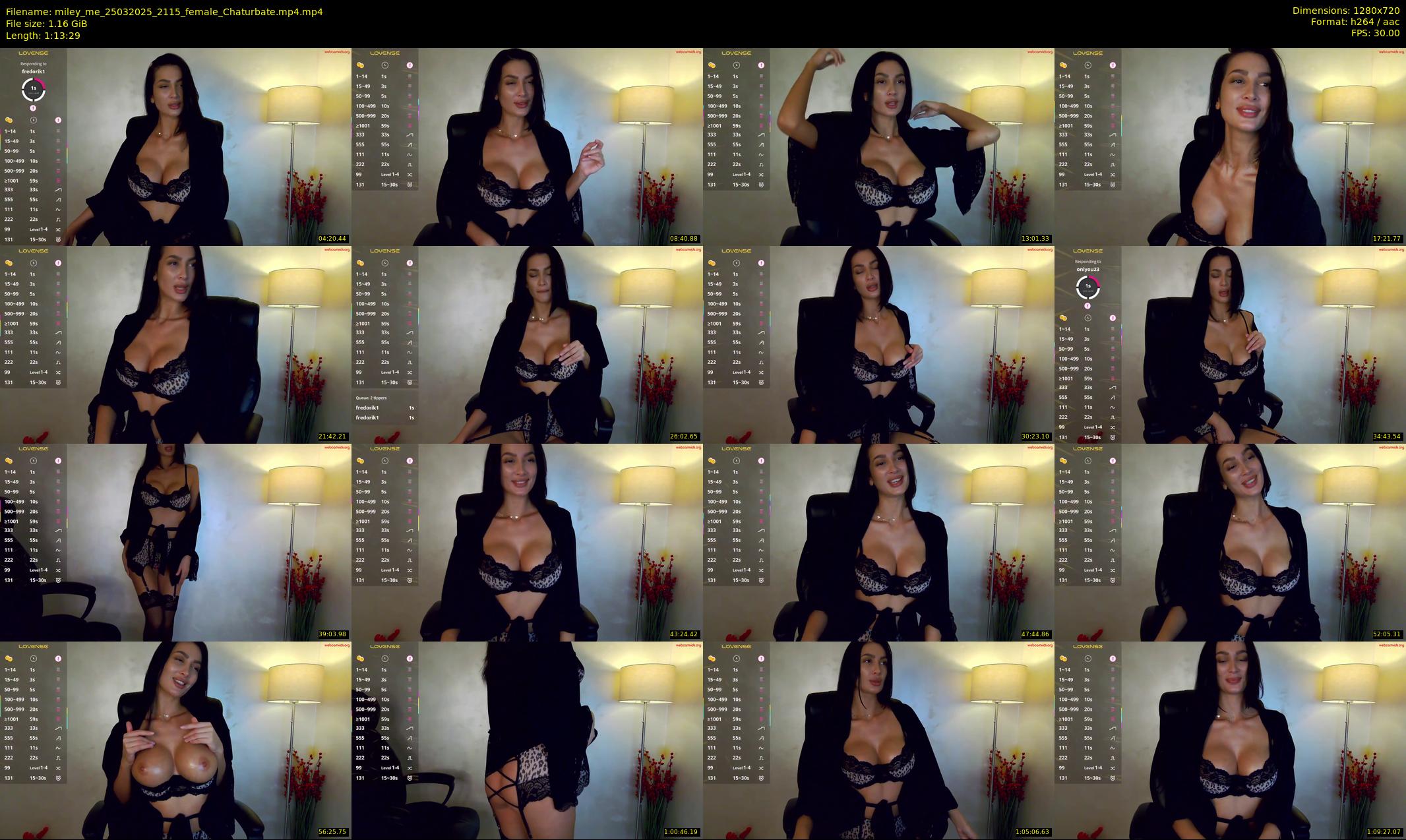miley_me — 74 minute Chaturbate female cam show recording, 720p, Mar 25, 2025