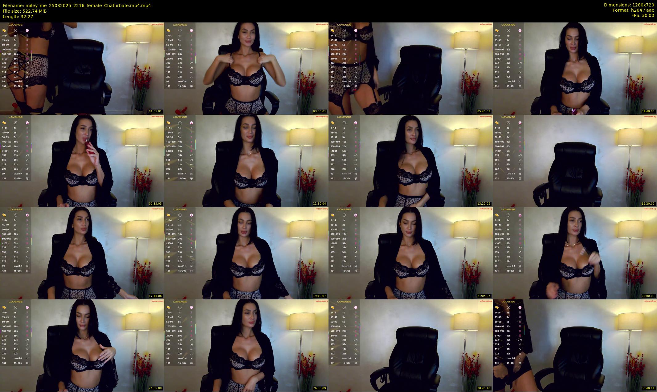 miley_me — 33 minute Chaturbate female cam show recording, 720p, Mar 25, 2025