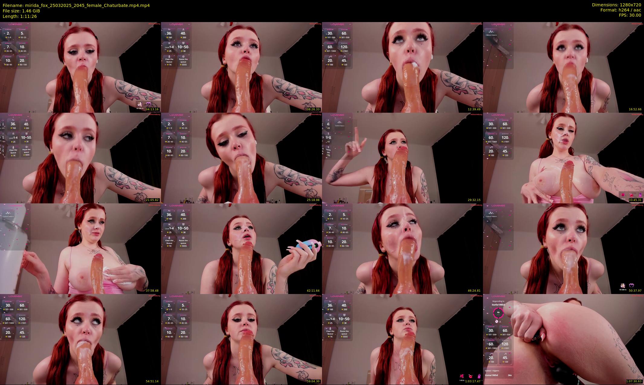 mirida_fox — 72 minute Chaturbate female cam show recording, 720p, Mar 25, 2025