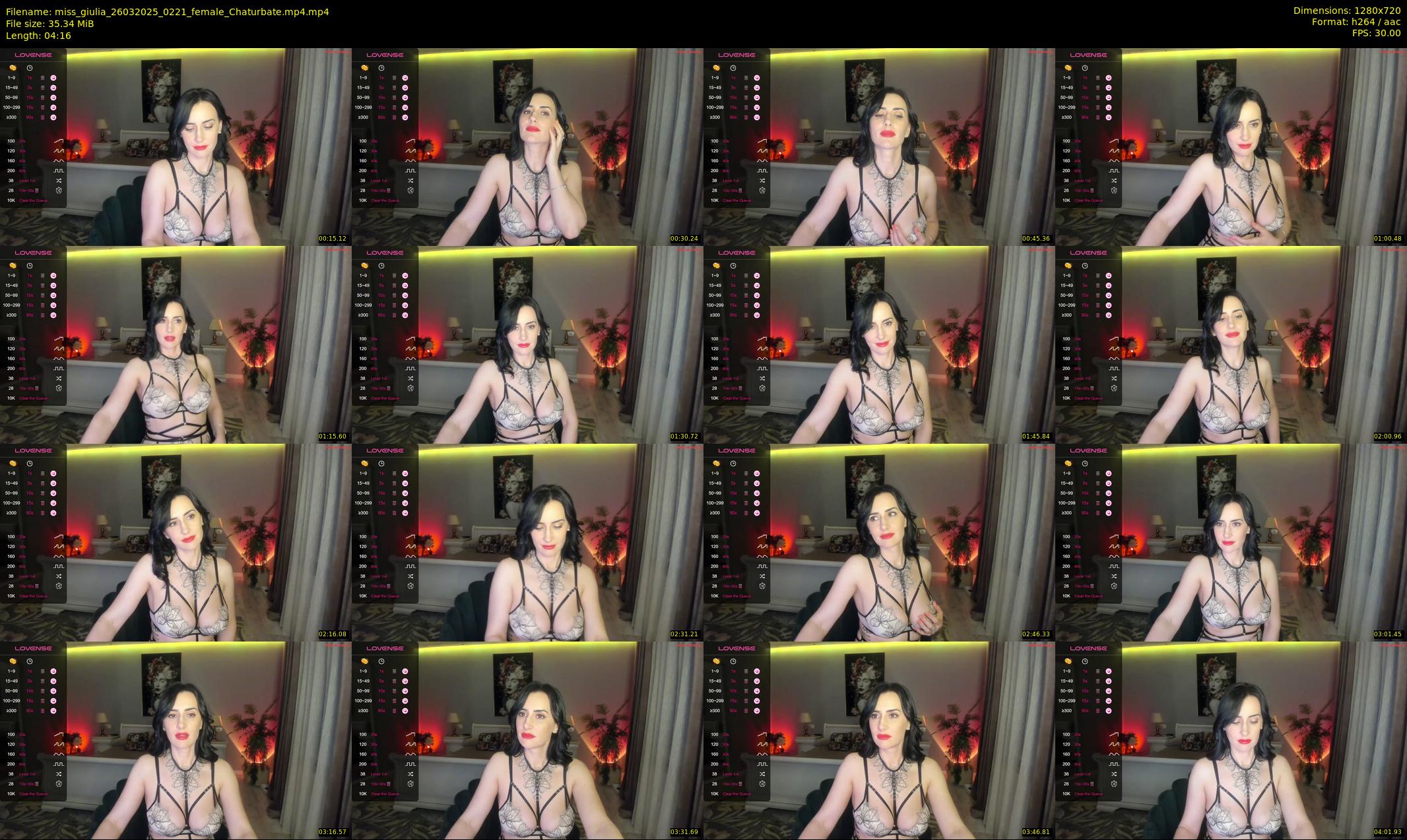 miss_giulia — 5 minute Chaturbate female cam show recording, 720p, Mar 26, 2025