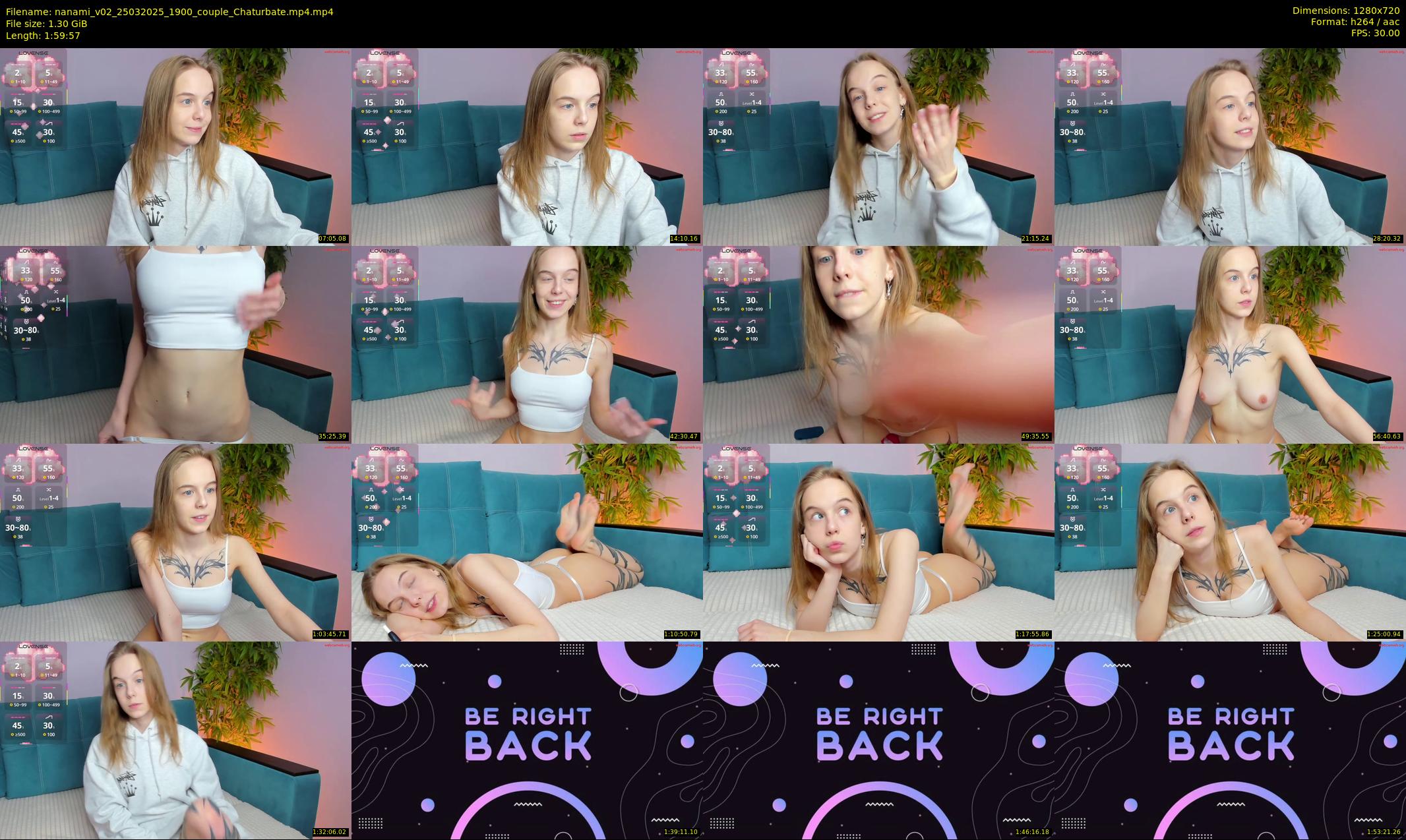 nanami_v02 — 120 minute Chaturbate couple cam show recording, 720p, Mar 25, 2025