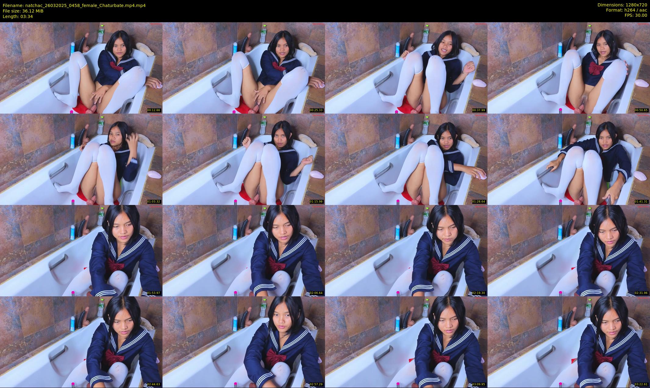 natchac — 4 minute Chaturbate female cam show recording, 720p, Mar 26, 2025