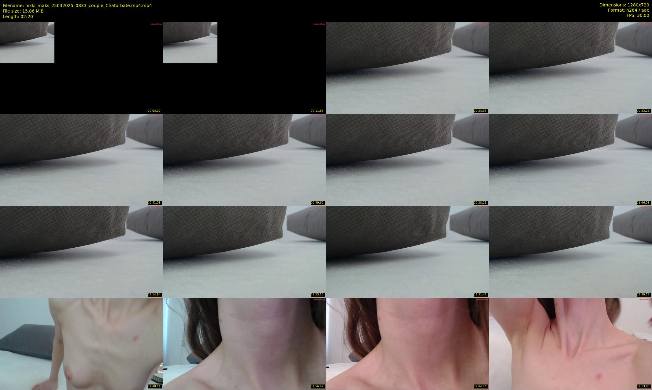 nikki_maks — 3 minute Chaturbate couple cam show recording, 720p, Mar 25, 2025
