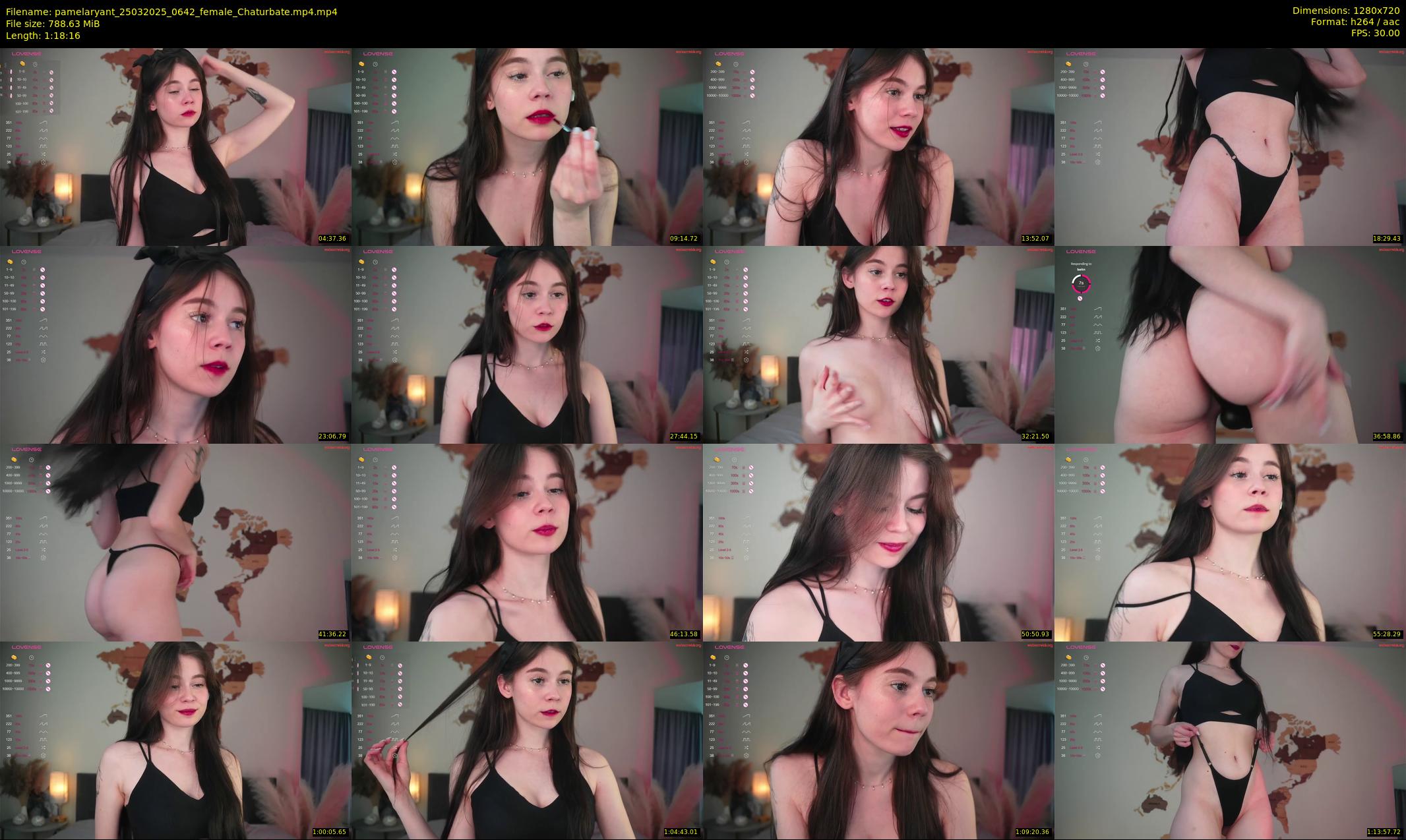 pamelaryant — 79 minute Chaturbate female cam show recording, 720p, Mar 25, 2025