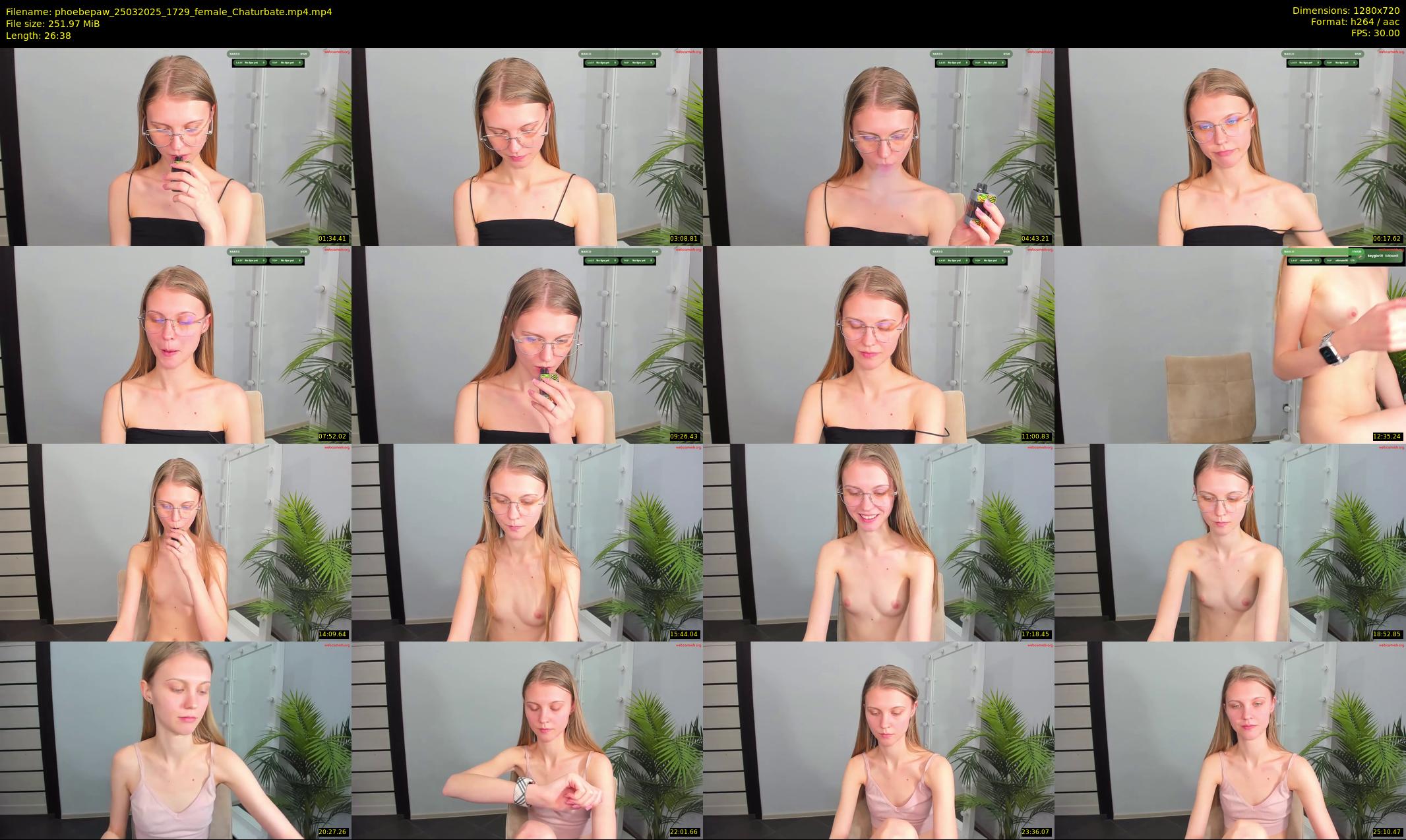 phoebepaw — 27 minute Chaturbate female cam show recording, 720p, Mar 25, 2025