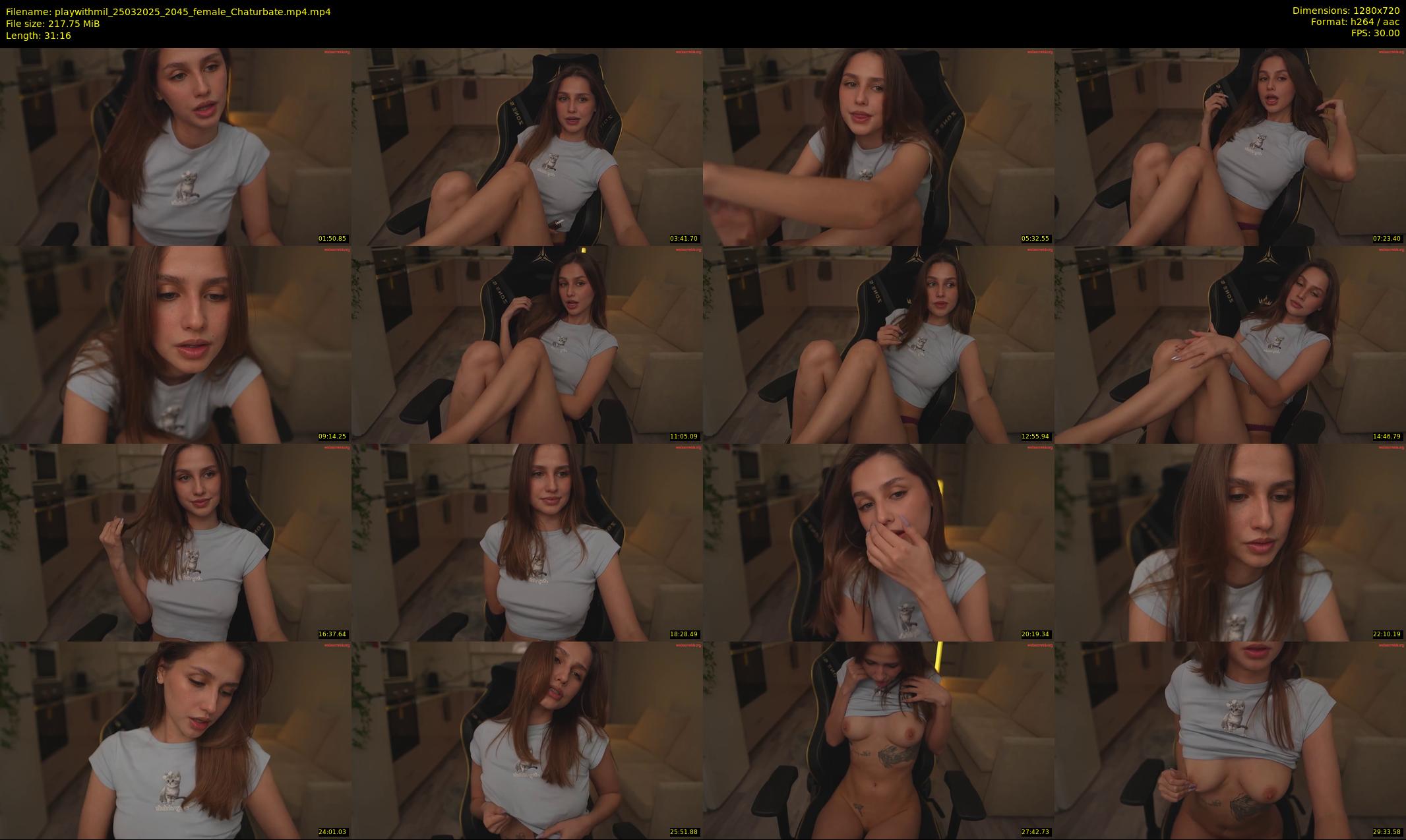 playwithmil — 32 minute Chaturbate couple cam show recording, 720p, Mar 25, 2025