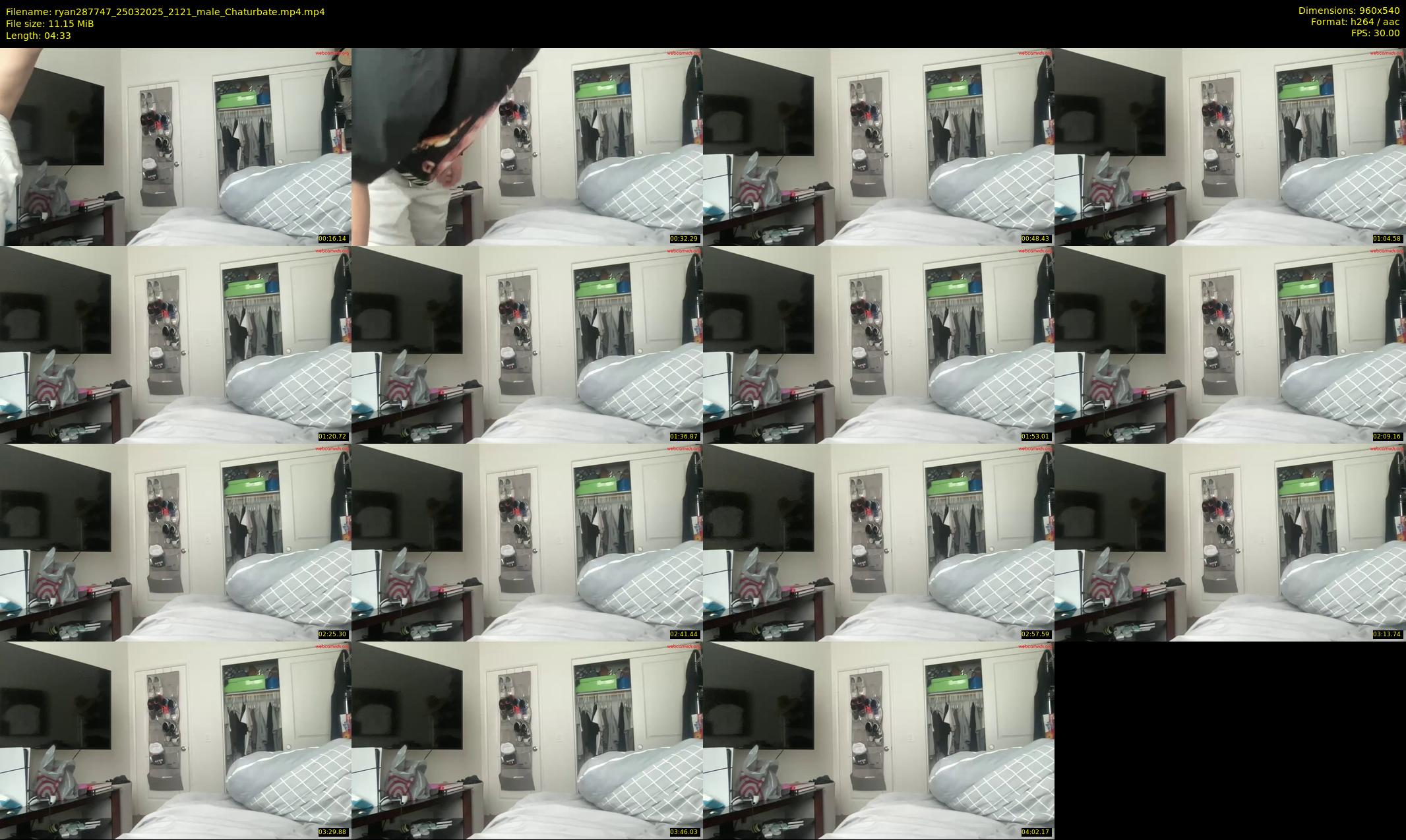 ryan287747 — 5 minute Chaturbate male cam show recording, 480p, Mar 25, 2025