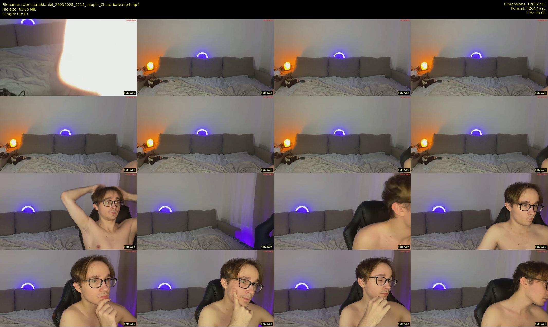 sabrinaanddaniel — 10 minute Chaturbate couple cam show recording, 720p, Mar 26, 2025