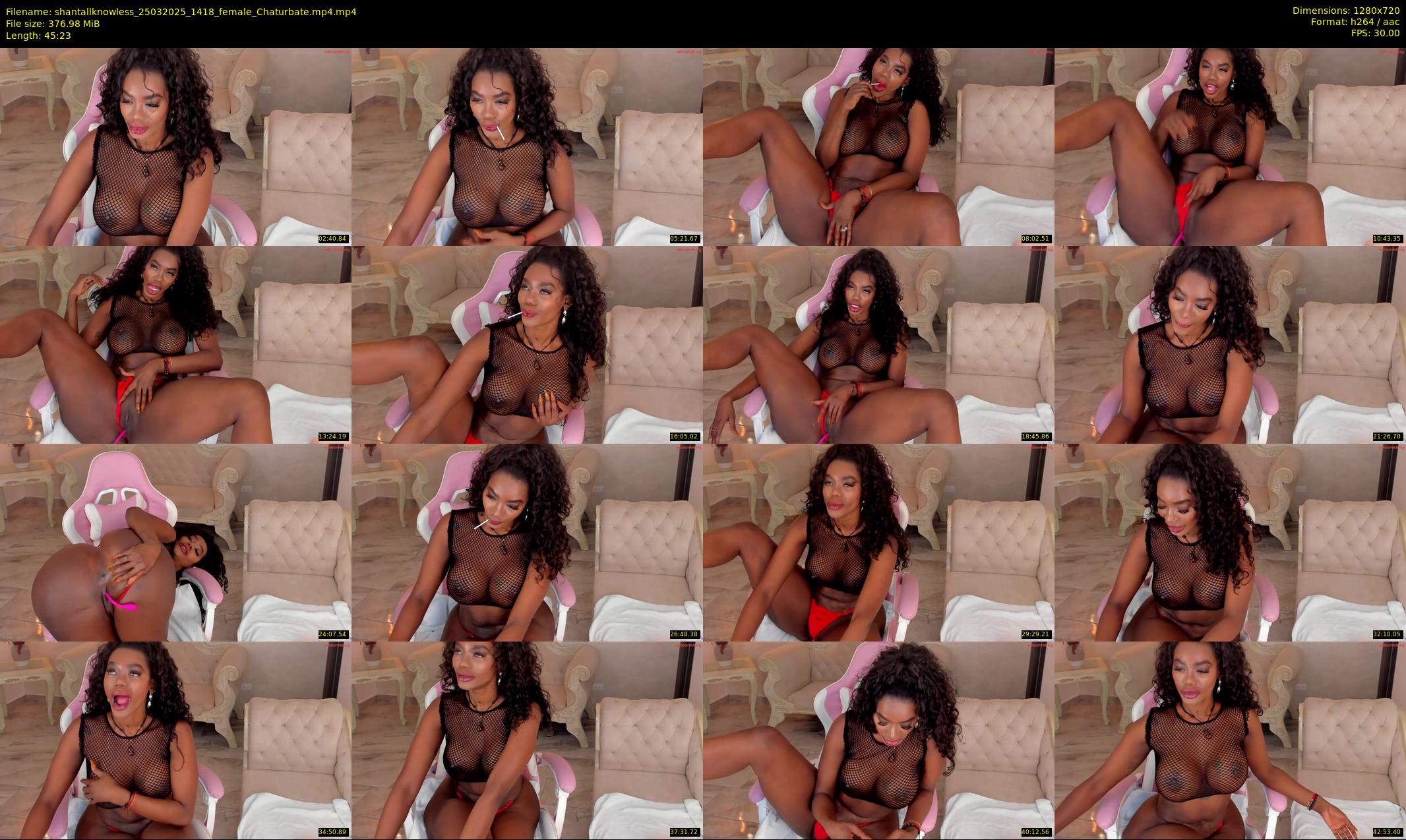 shantallknowless — 46 minute Chaturbate female cam show recording, 720p, Mar 25, 2025