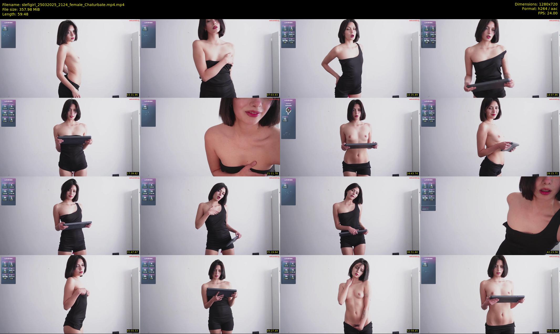 stefigirl — 60 minute Chaturbate female cam show recording, 720p, Mar 25, 2025