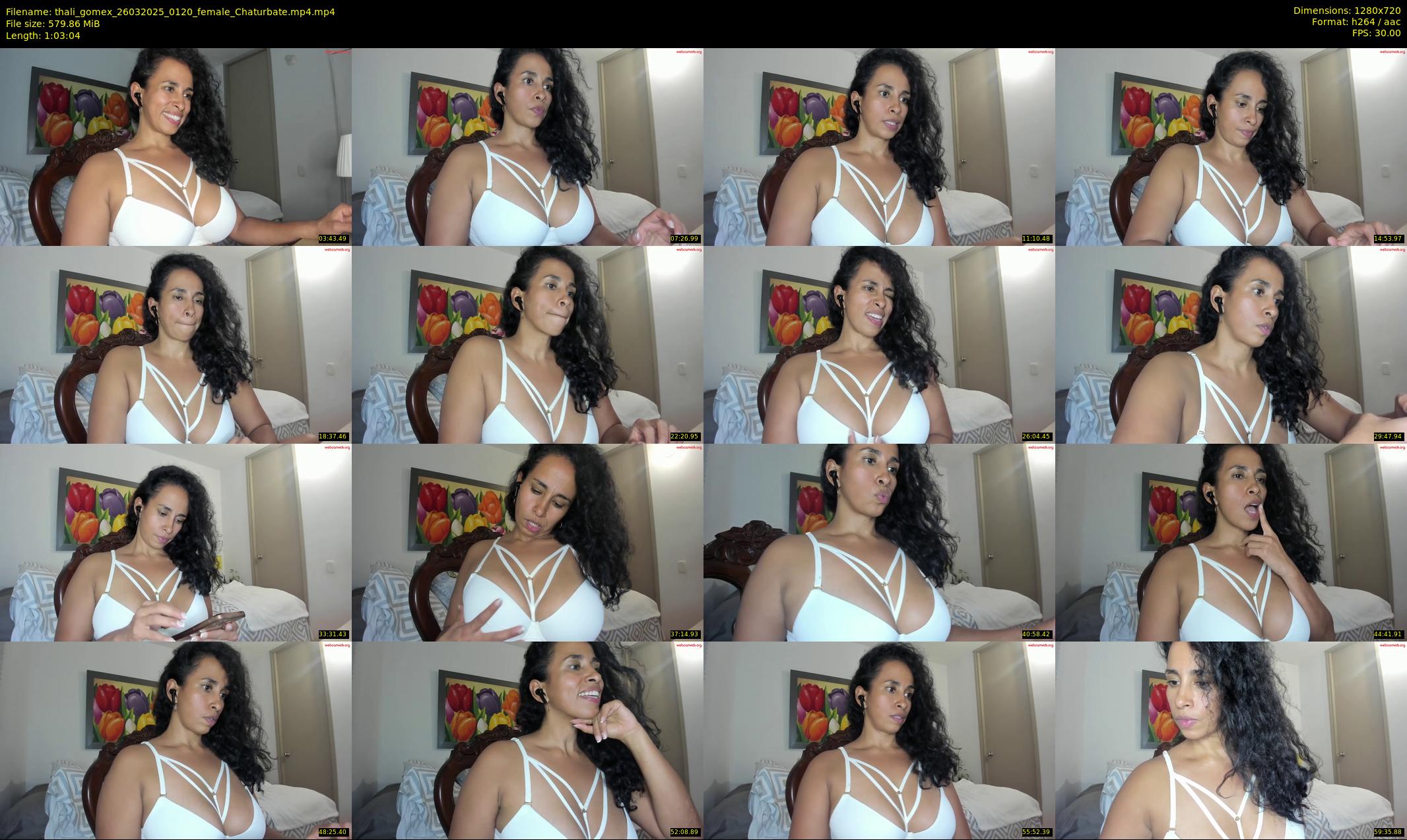 thali_gomex — 64 minute Chaturbate female cam show recording, 720p, Mar 26, 2025