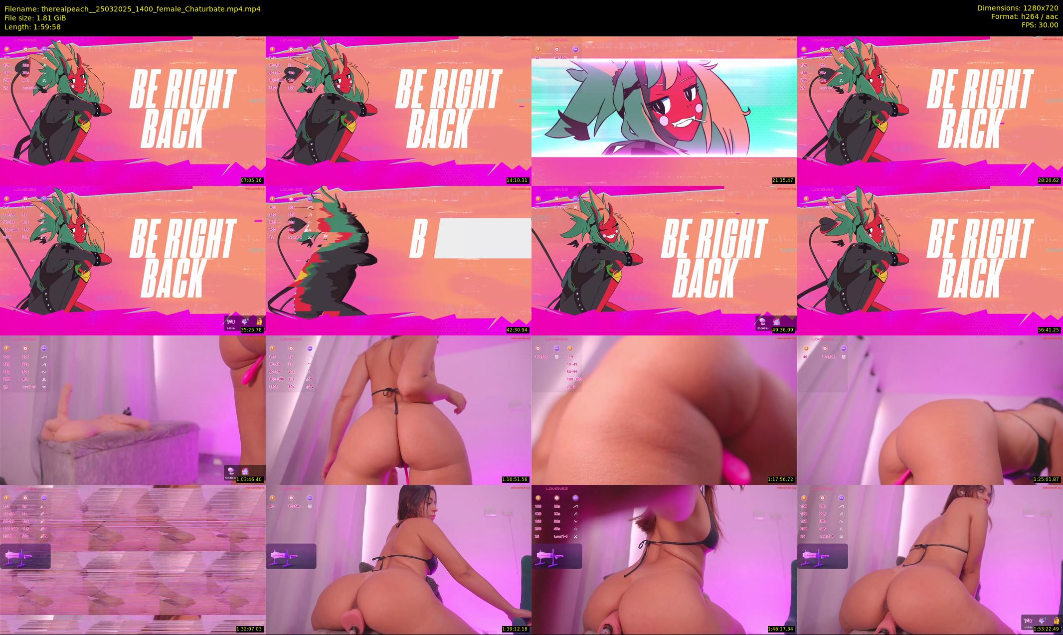 therealpeach_ — 120 minute Chaturbate female cam show recording, 720p, Mar 25, 2025
